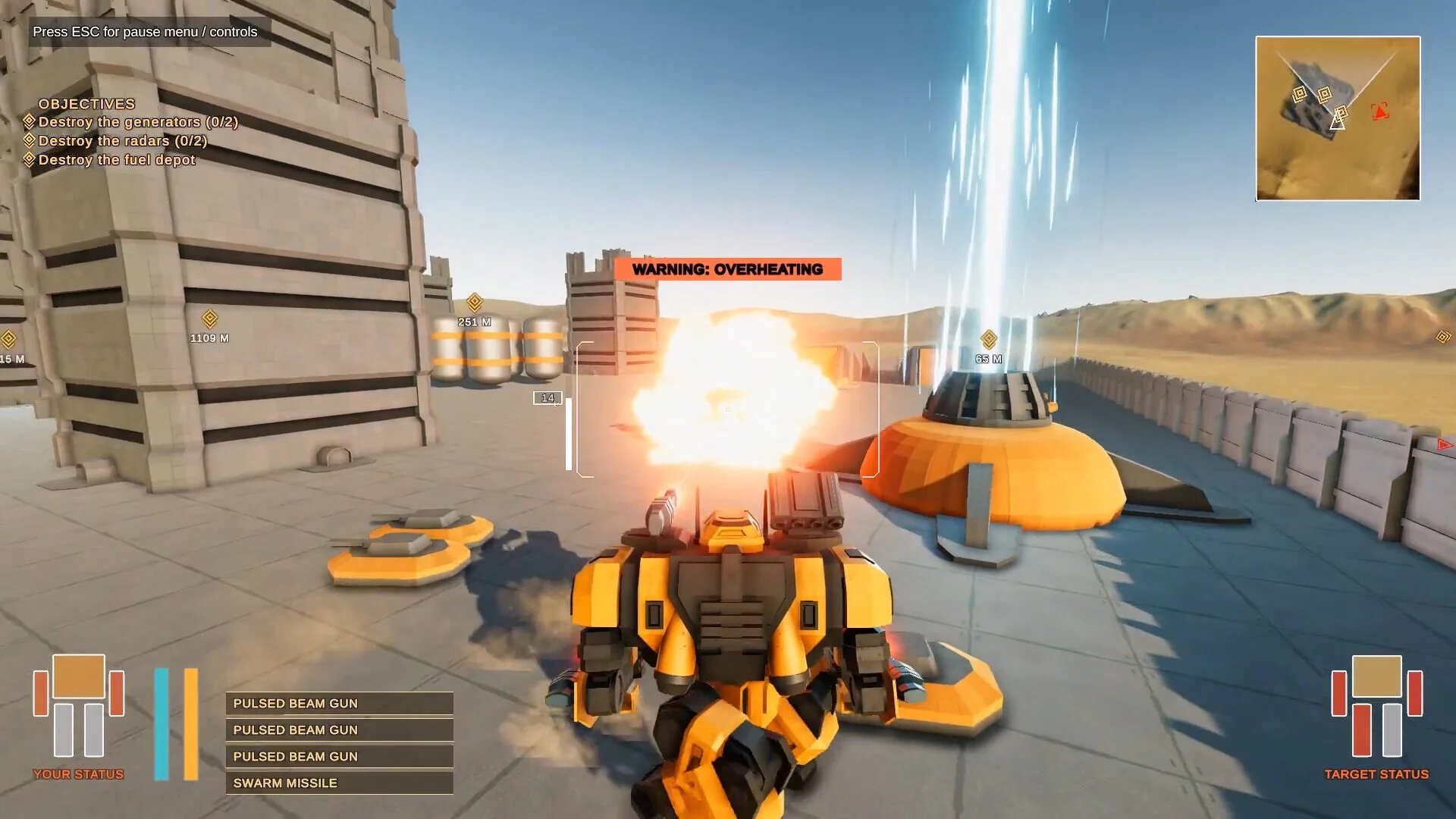 Изображение игры: Robot Fury: Mech Combat Simulator