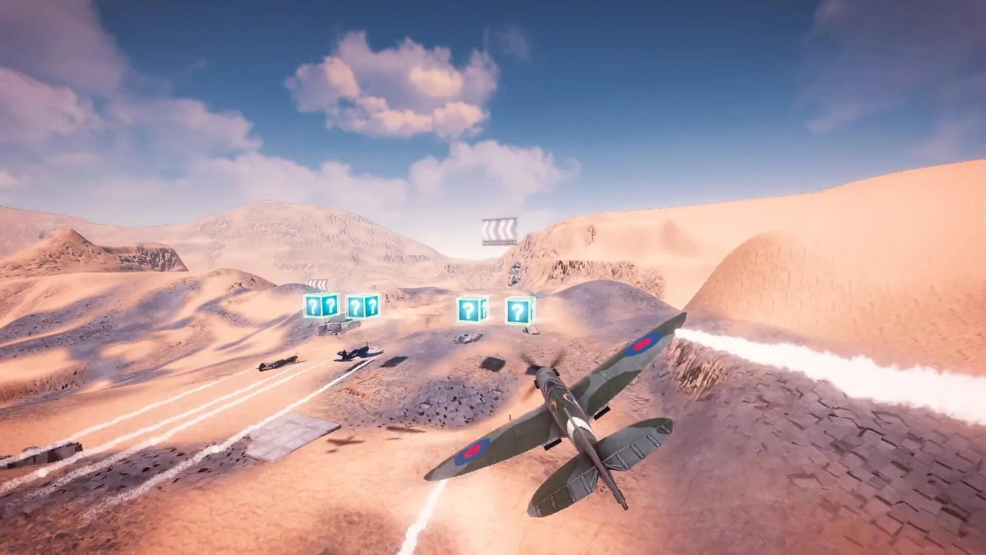 Изображение игры: Sky Combat: WWII Warplane Races