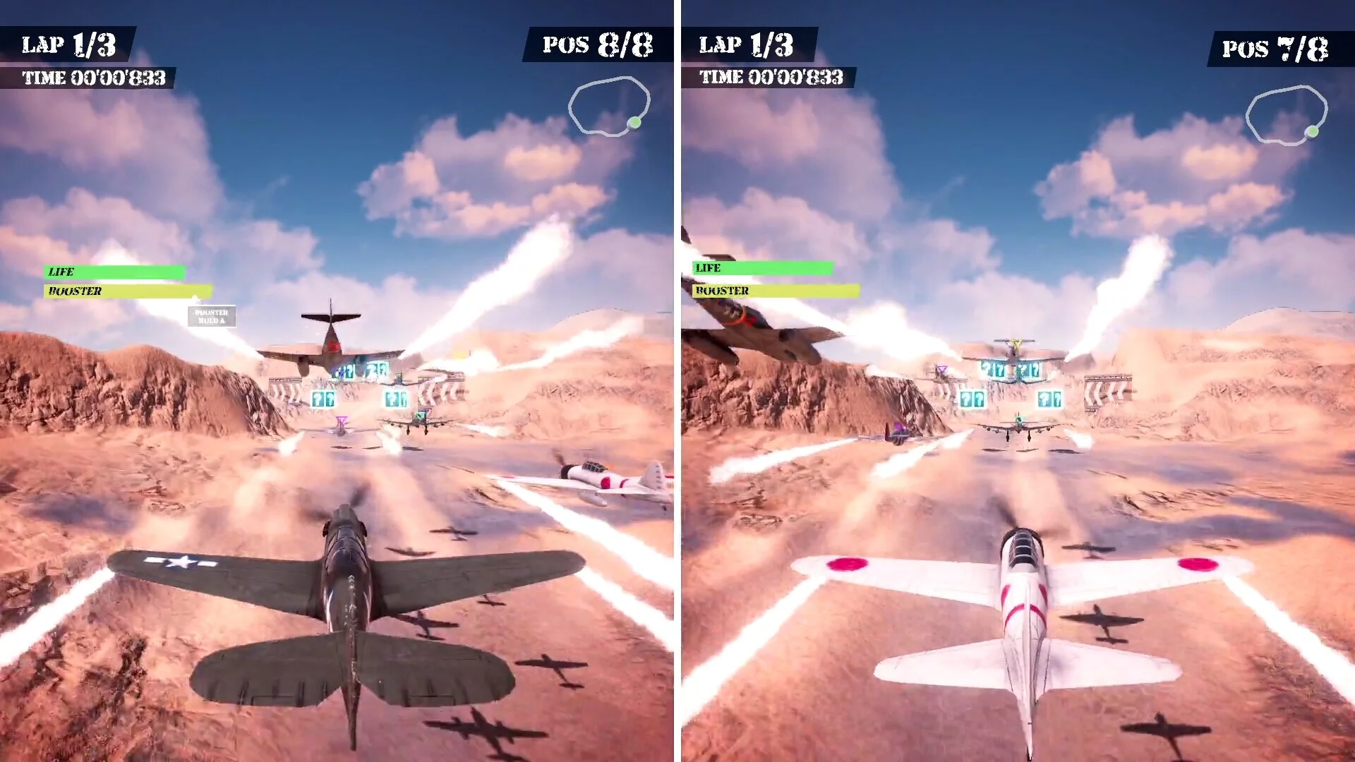 Изображение игры: Sky Combat: WWII Warplane Races