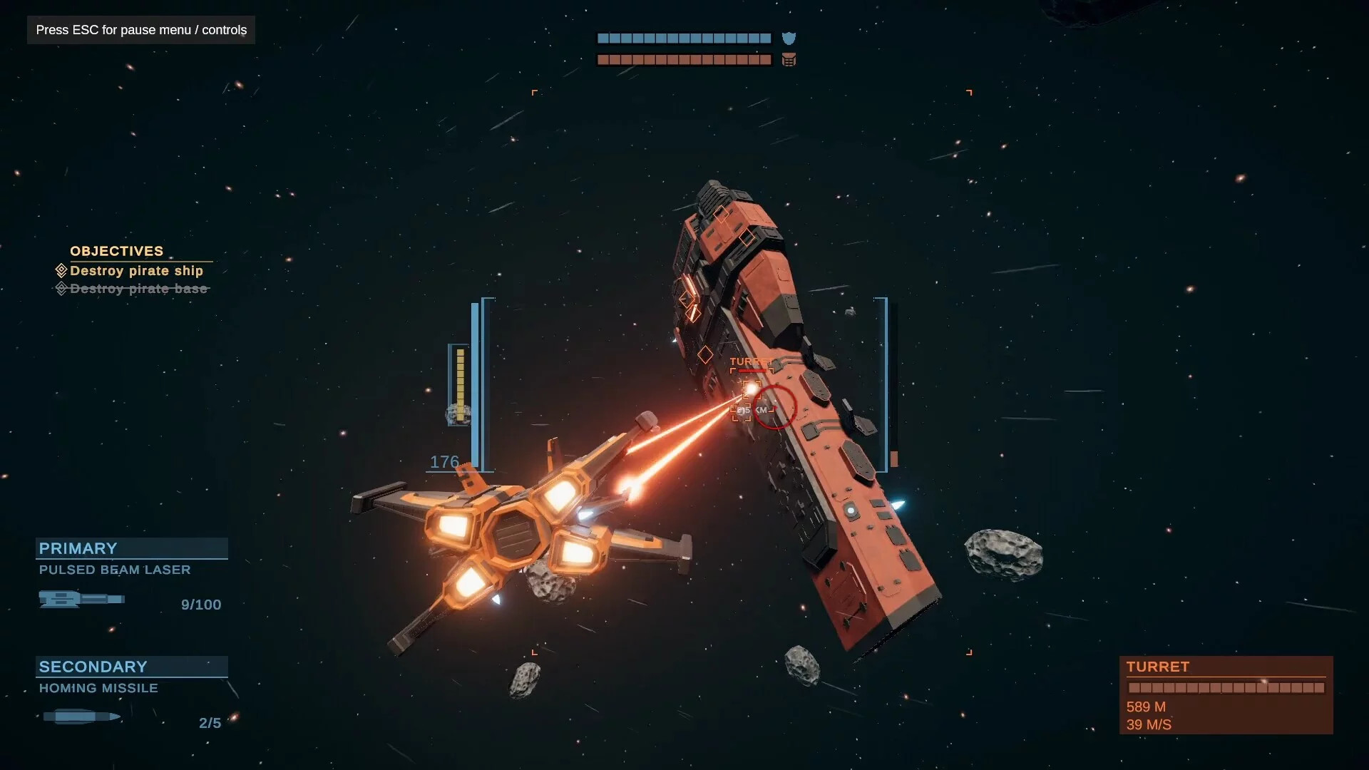 Изображение игры: Starship Fighters: Space Combat Simulator