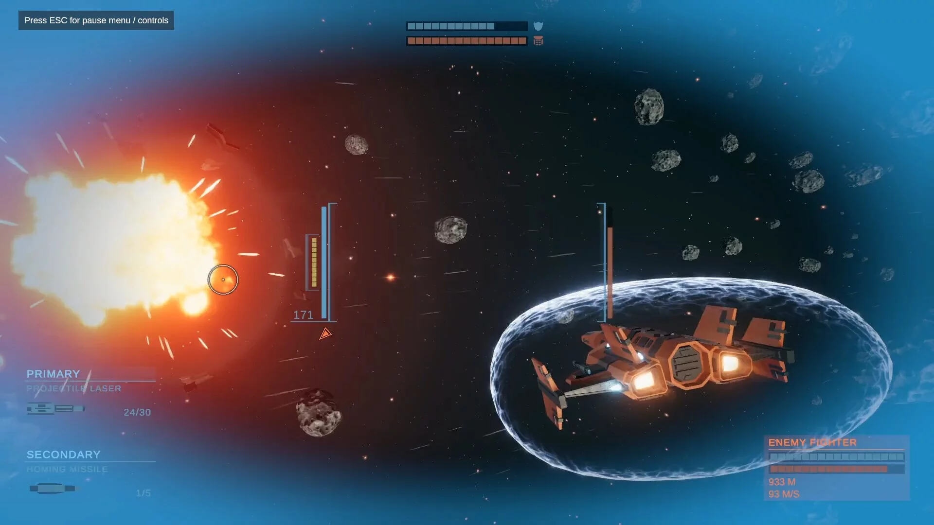 Изображение игры: Starship Fighters: Space Combat Simulator