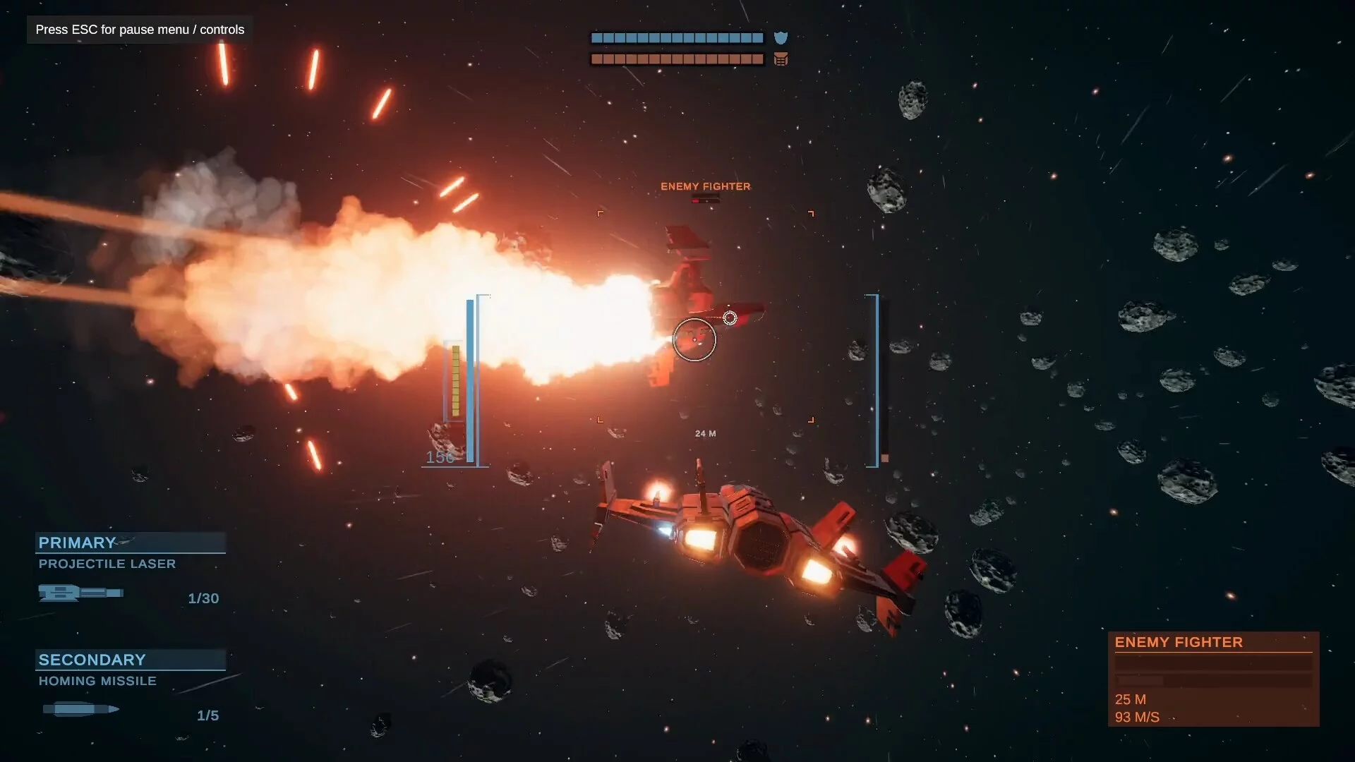 Изображение игры: Starship Fighters: Space Combat Simulator