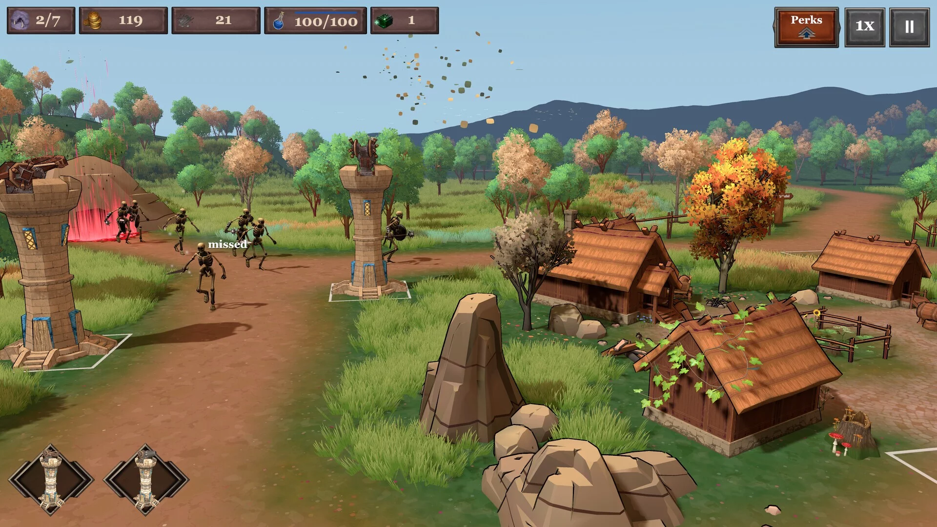 Изображение игры: Save The Village - Tower Defense
