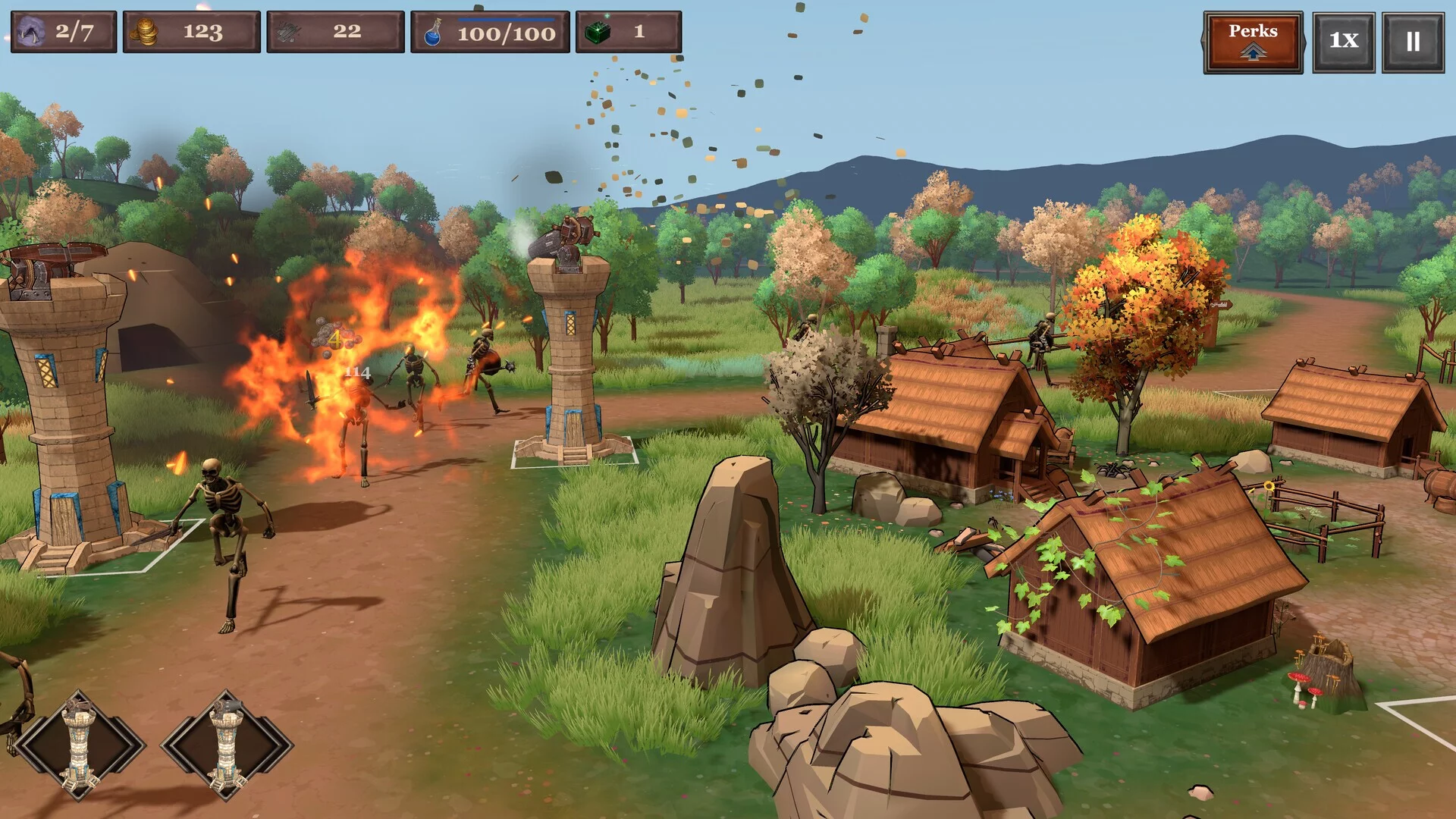 Изображение игры: Save The Village - Tower Defense