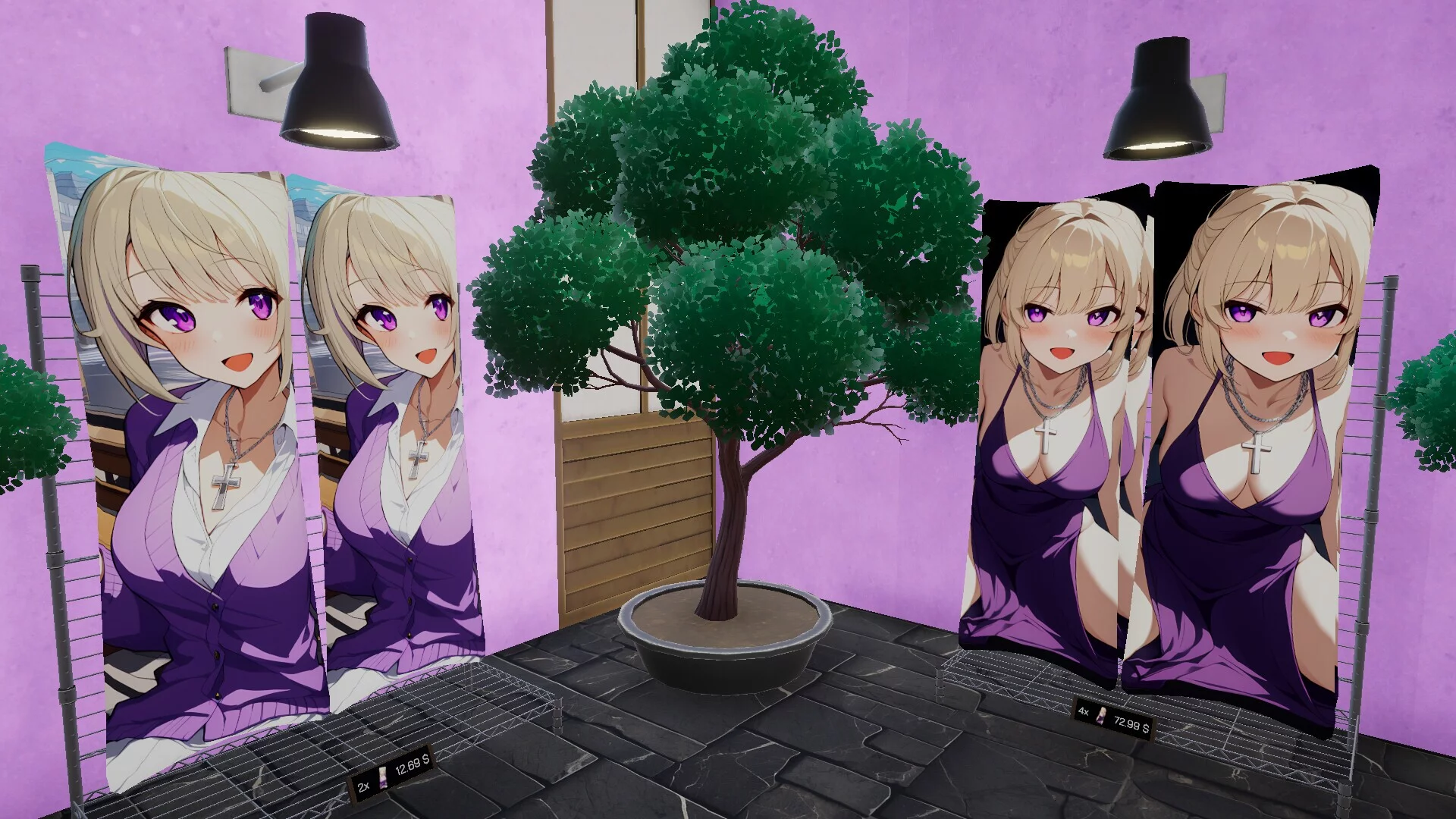 Изображение игры: Shop Simulator: Waifu Pillows