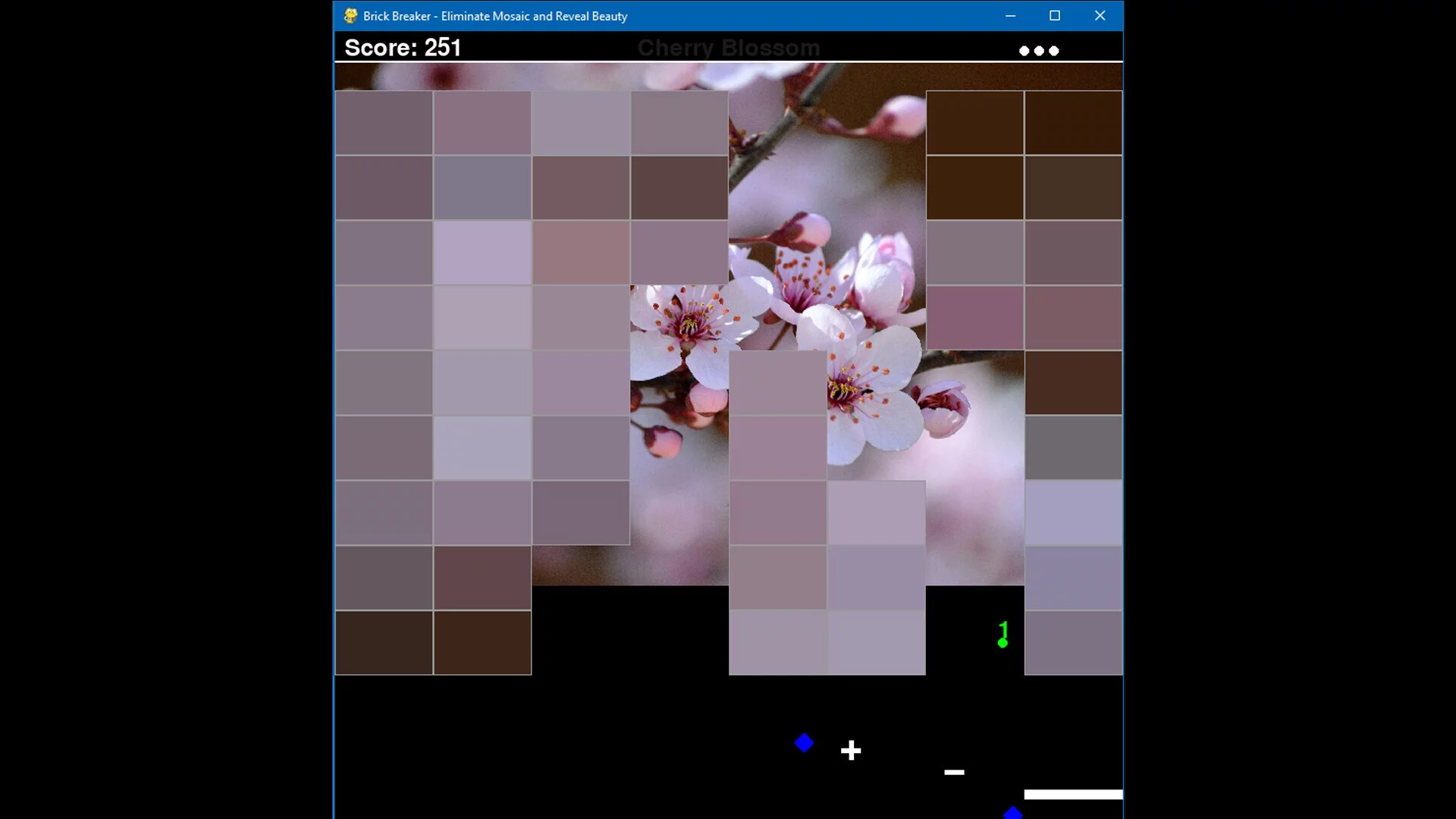 Изображение игры: Brick Breaker: Eliminate Mosaic and Reveal Beauty 打砖块: 消除马赛克 揭开真面目