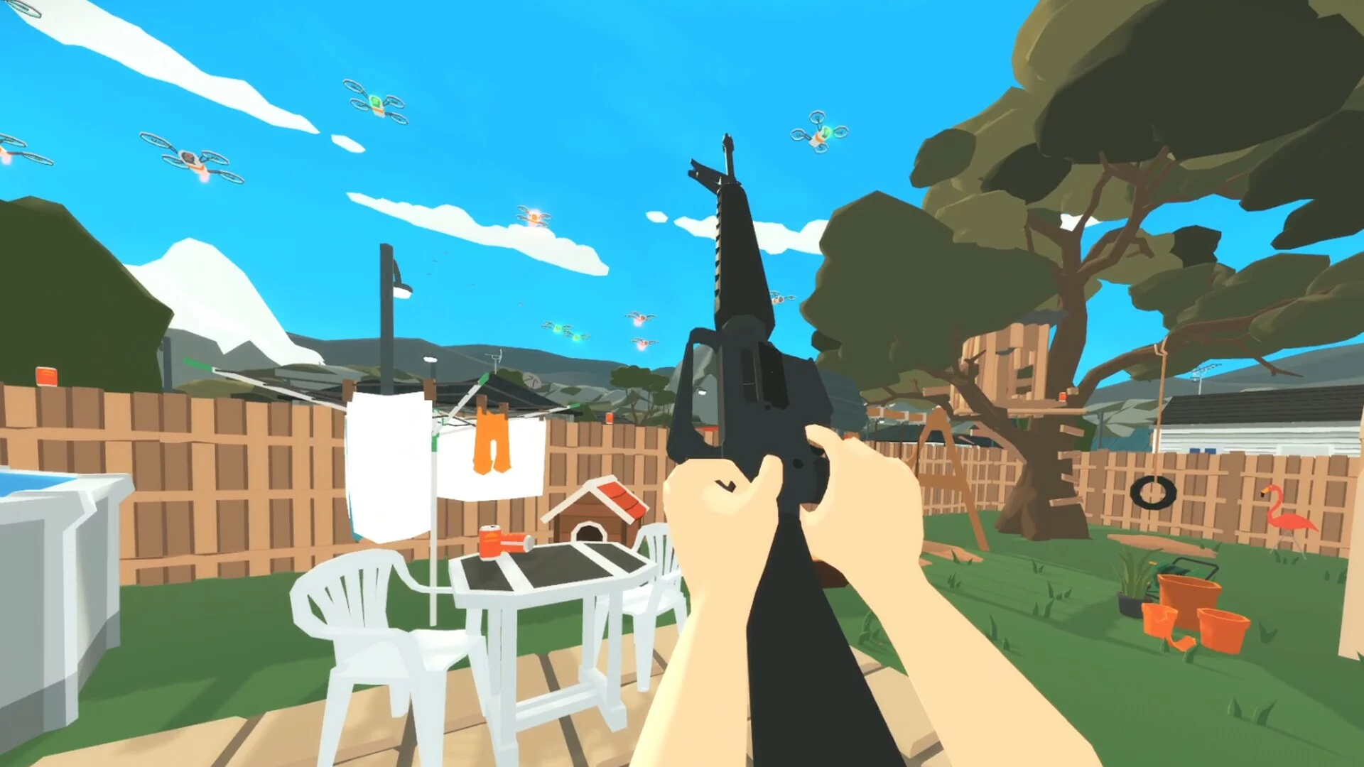 Изображение игры: Attack of the Jersey Drones