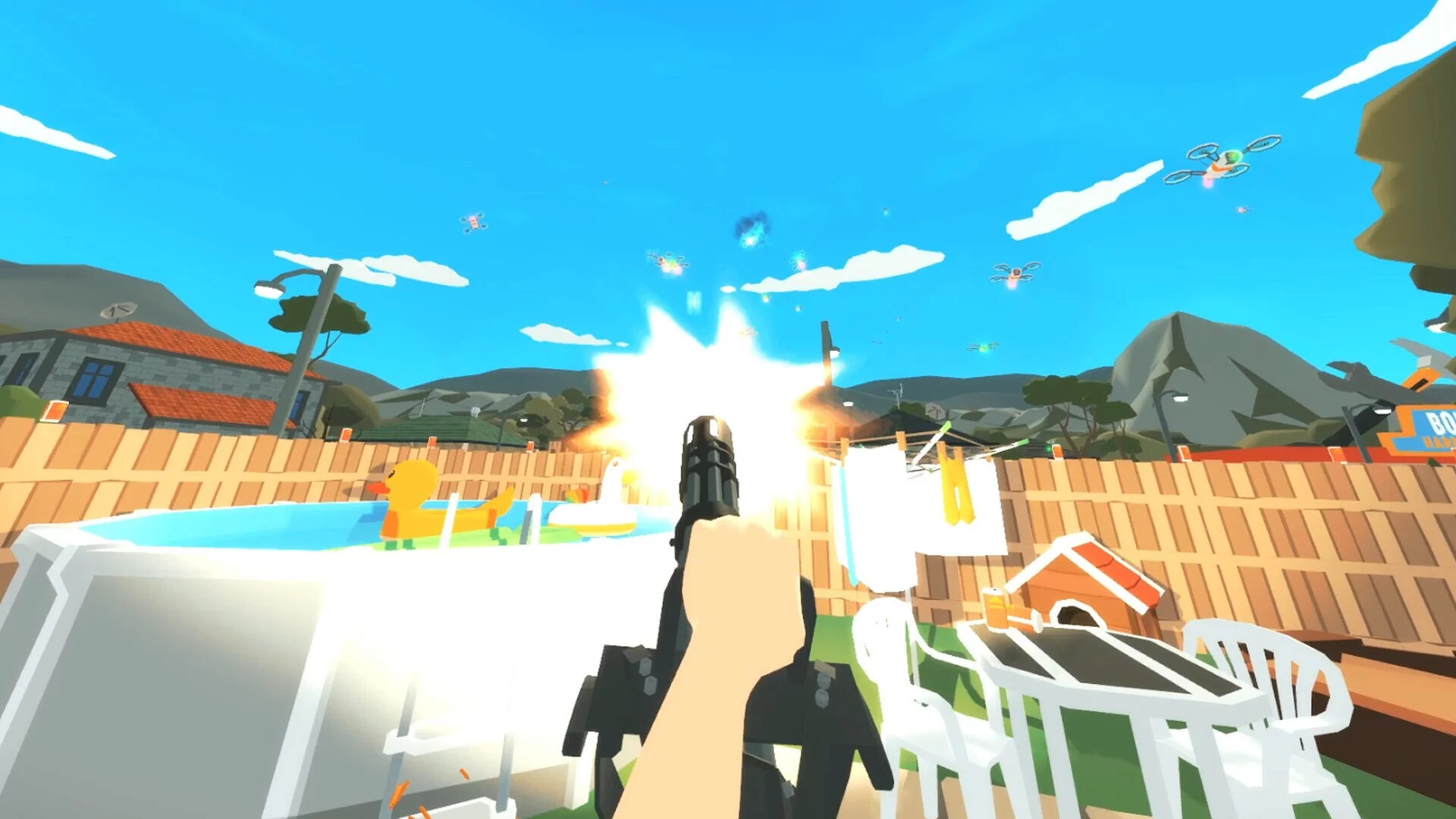 Изображение игры: Attack of the Jersey Drones