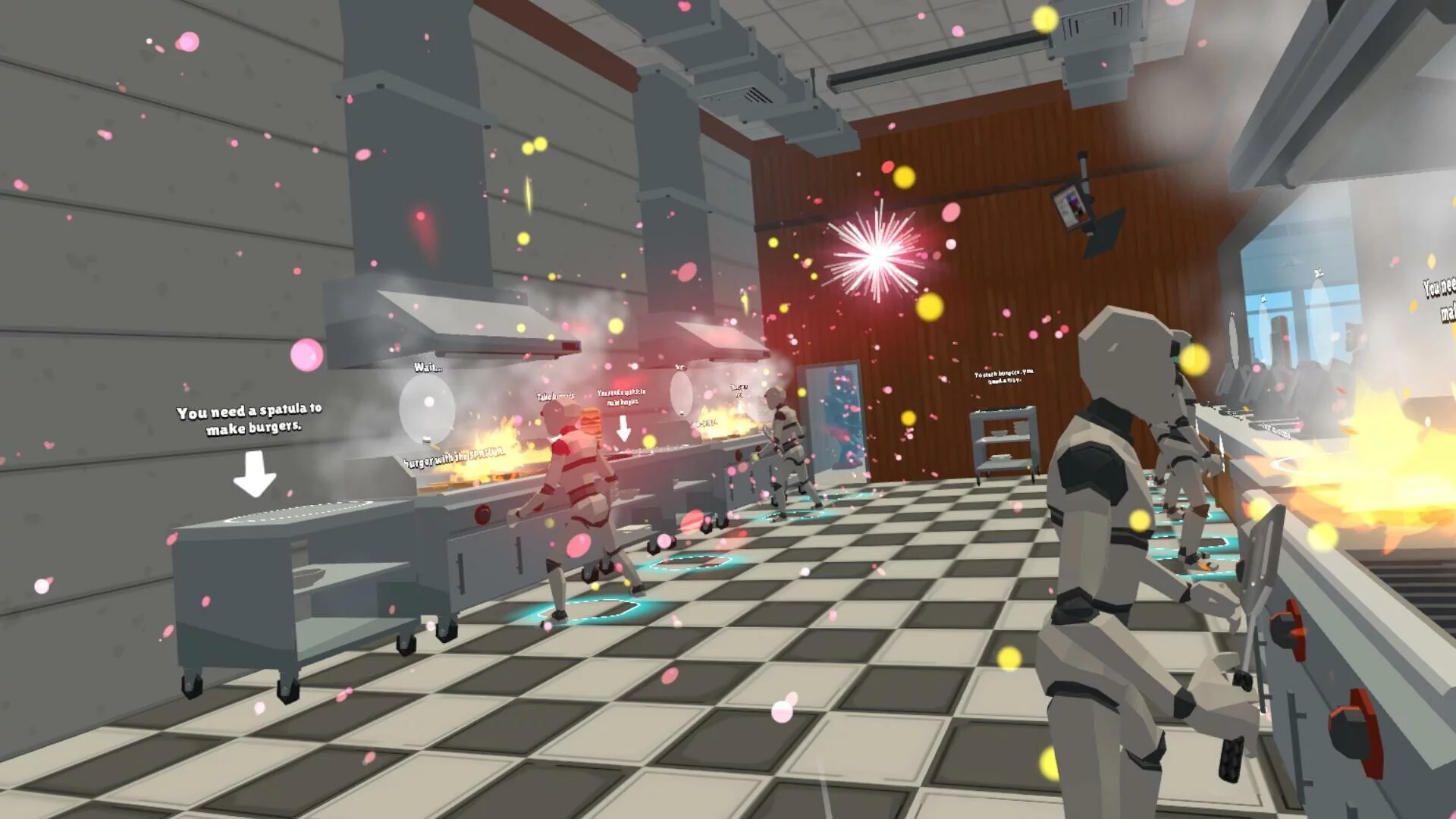Изображение игры: Stack Your Burger VR
