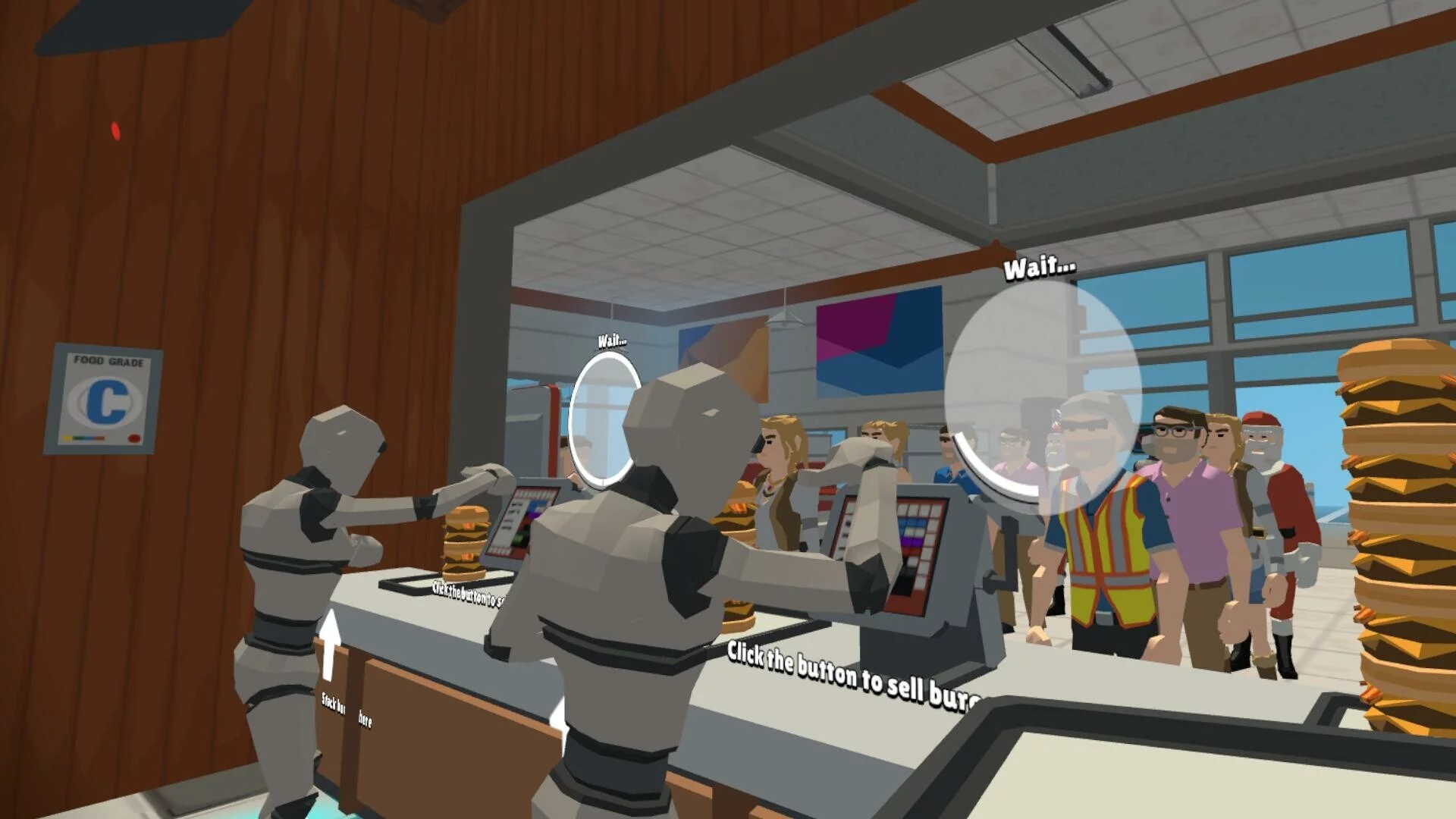Изображение игры: Stack Your Burger VR