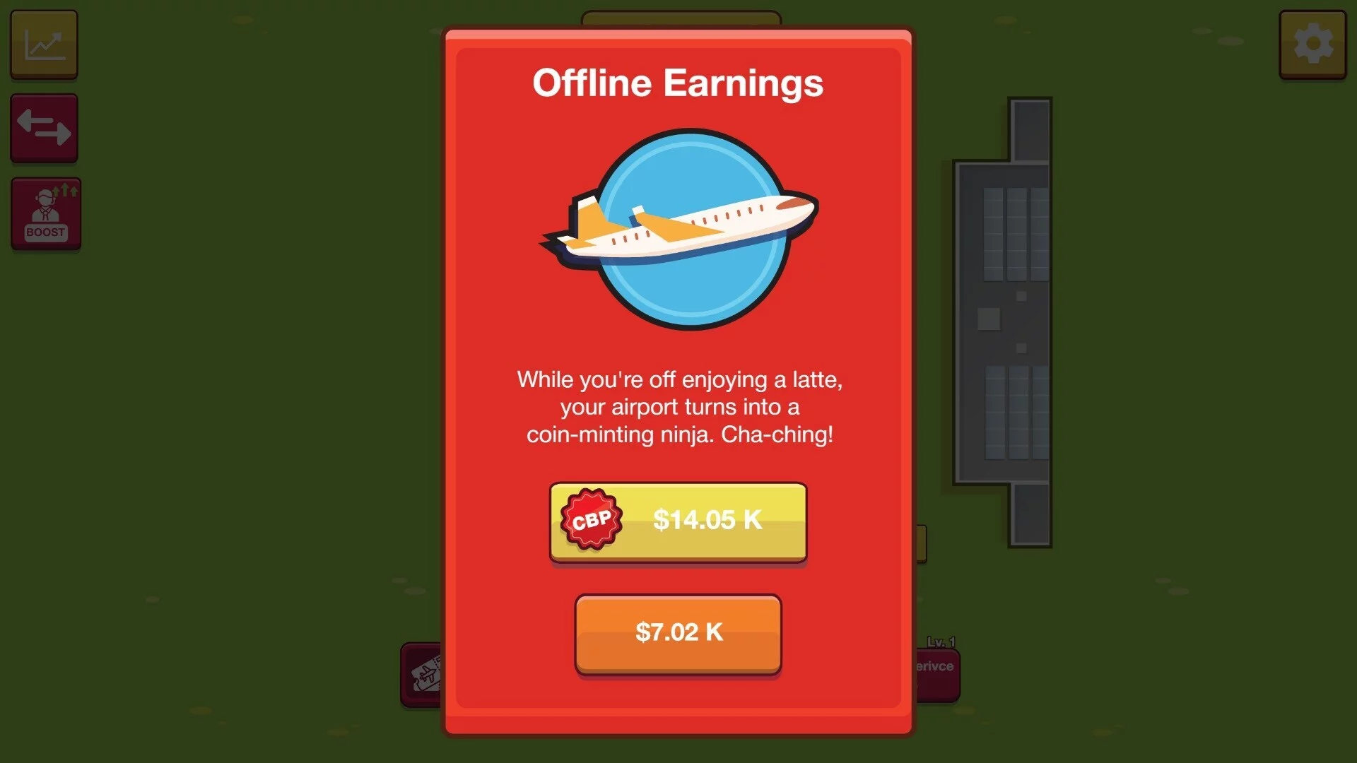 Изображение игры: Idle Airport CEO