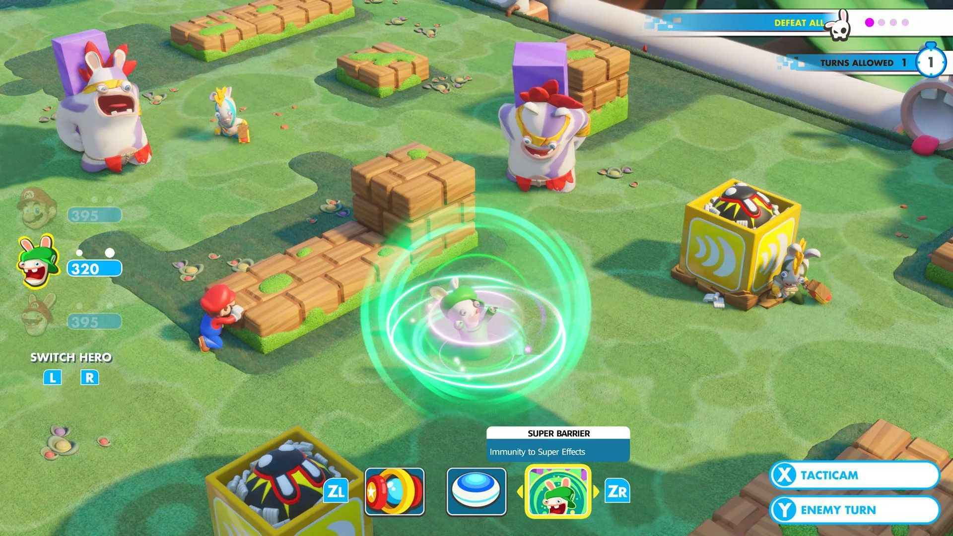 Изображение игры: Mario + Rabbids Kingdom Battle Gold Edition