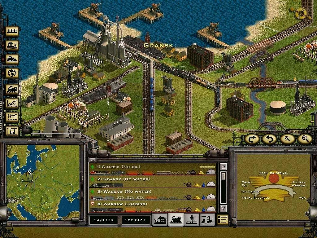 Изображение игры: Railroad Tycoon II