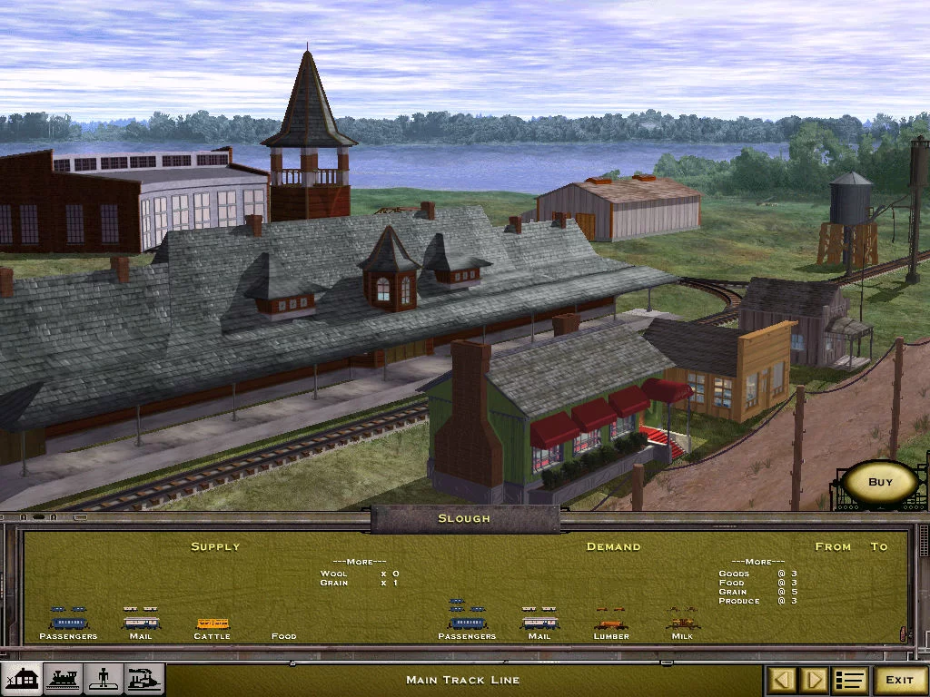 Изображение игры: Railroad Tycoon II