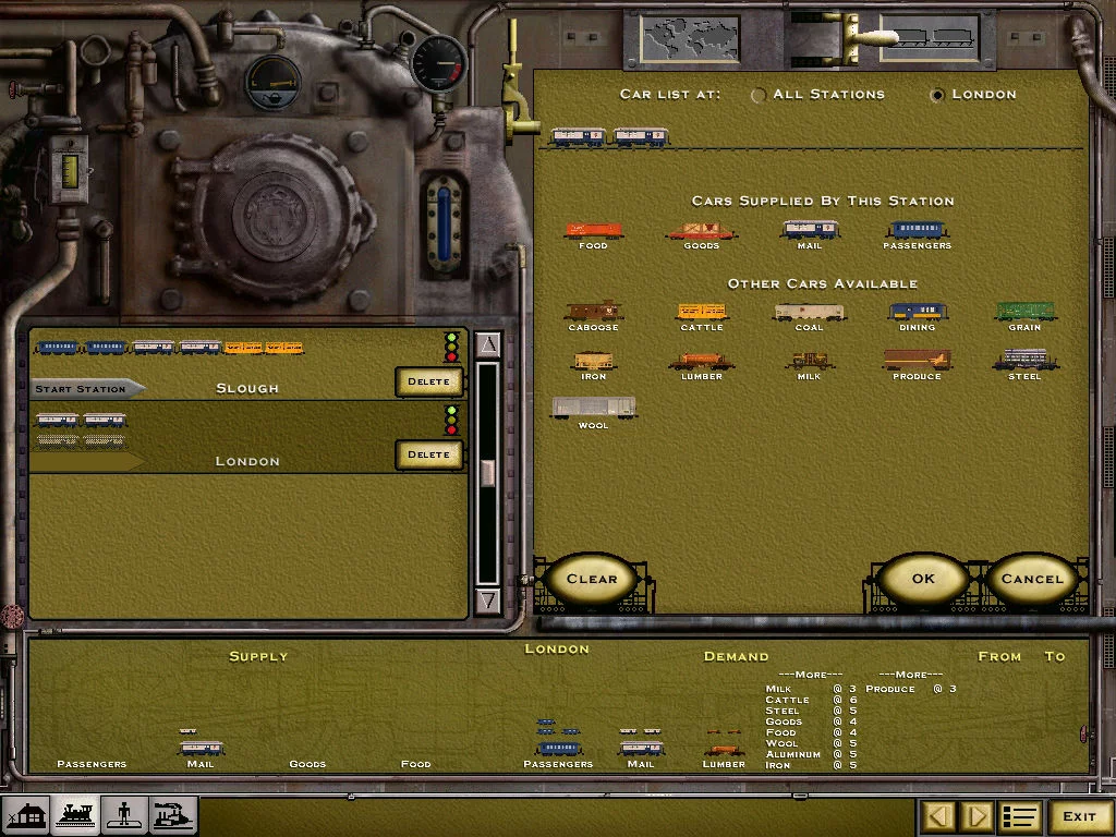 Изображение игры: Railroad Tycoon II