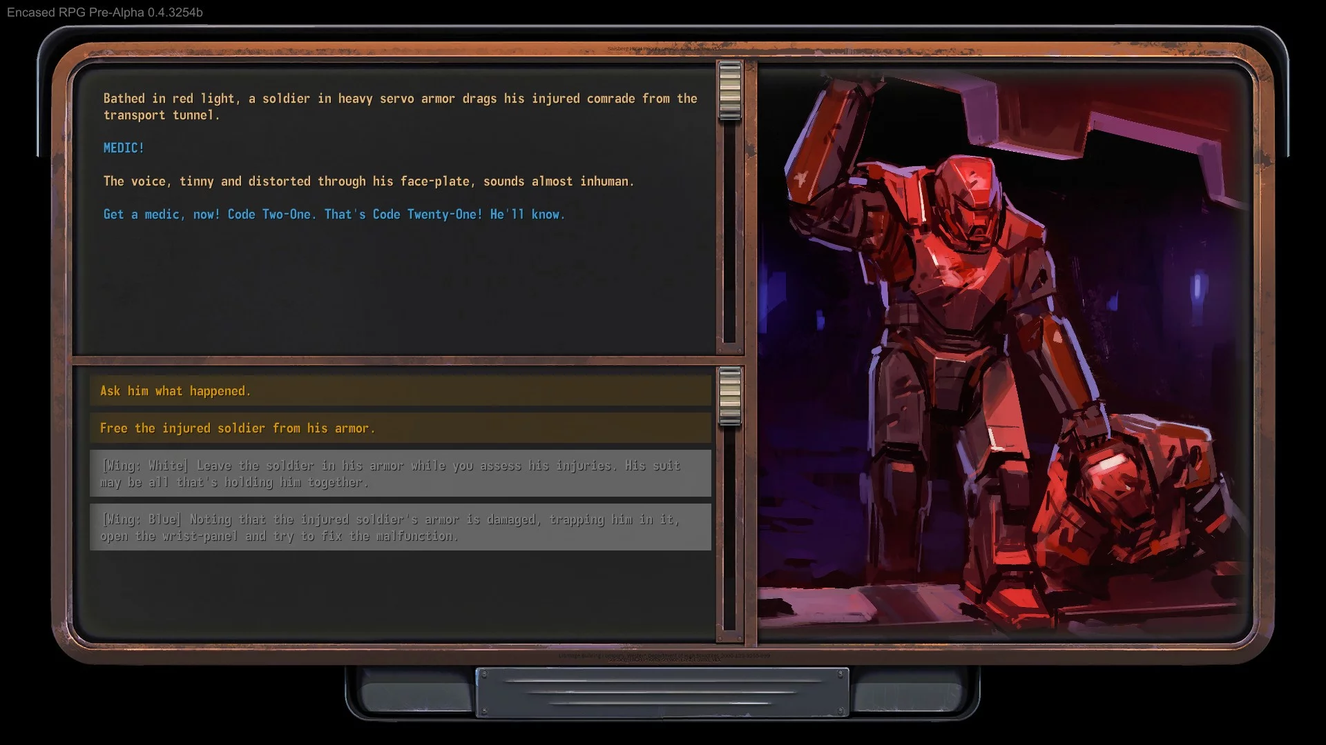 Изображение игры: Encased: a sci-fi post-apocalyptic RPG