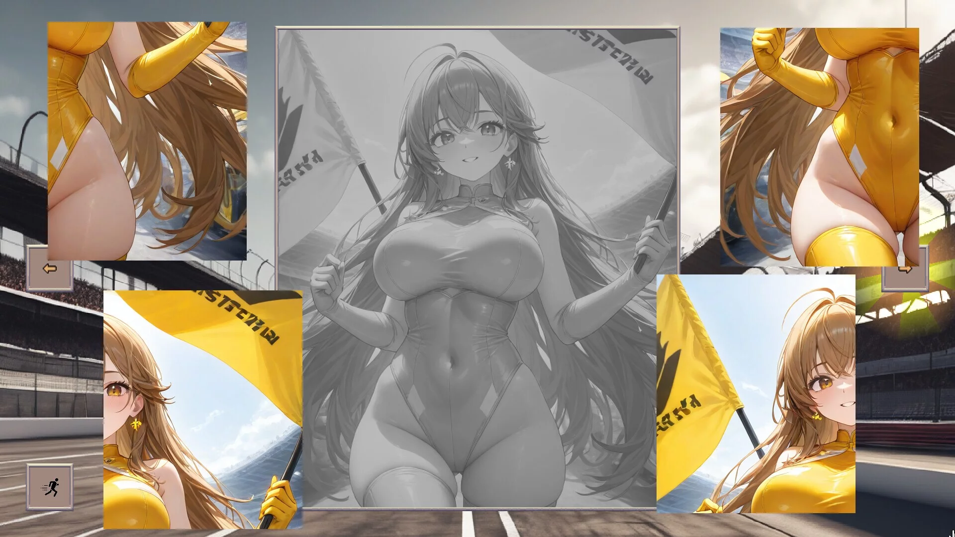 Изображение игры: Sweet Racing Girl