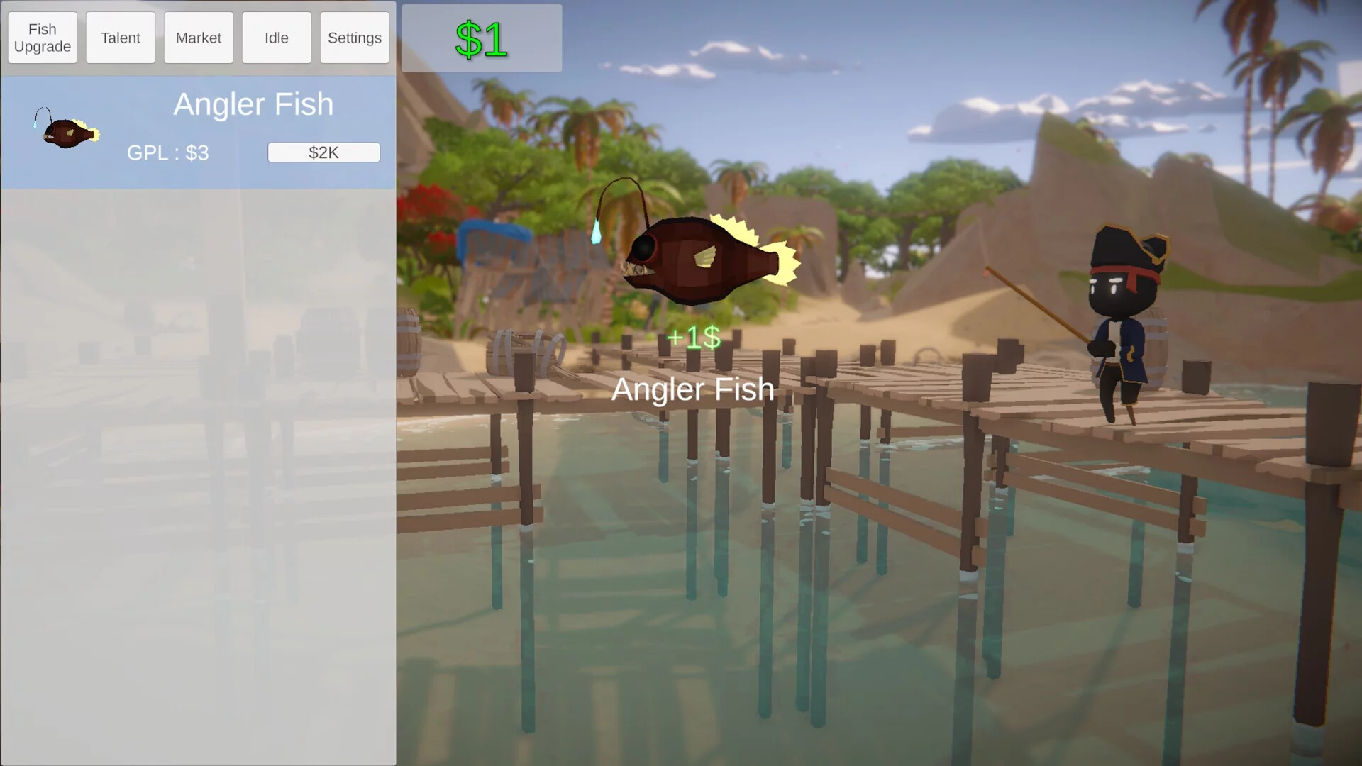 Изображение игры: Fishing Clicker