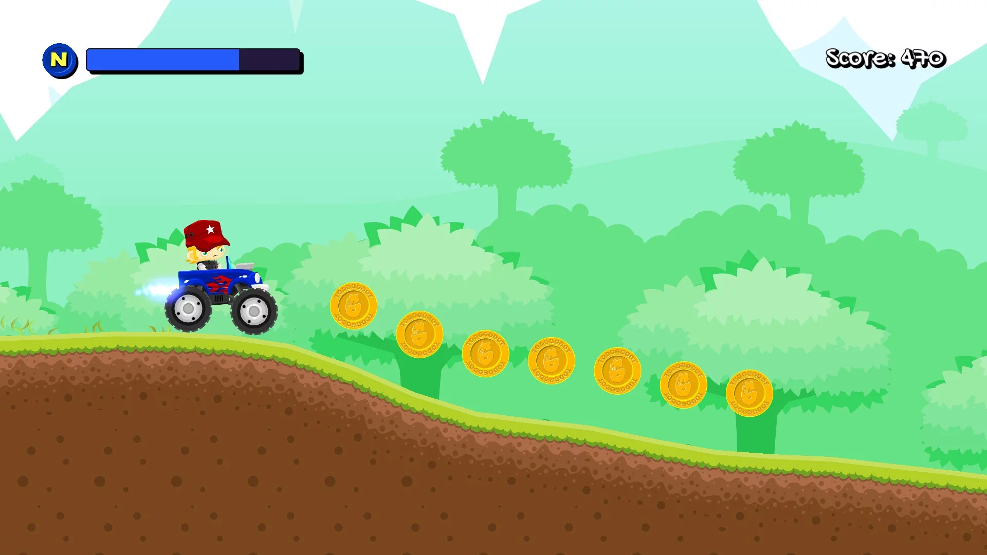 Изображение игры: HillRacing43
