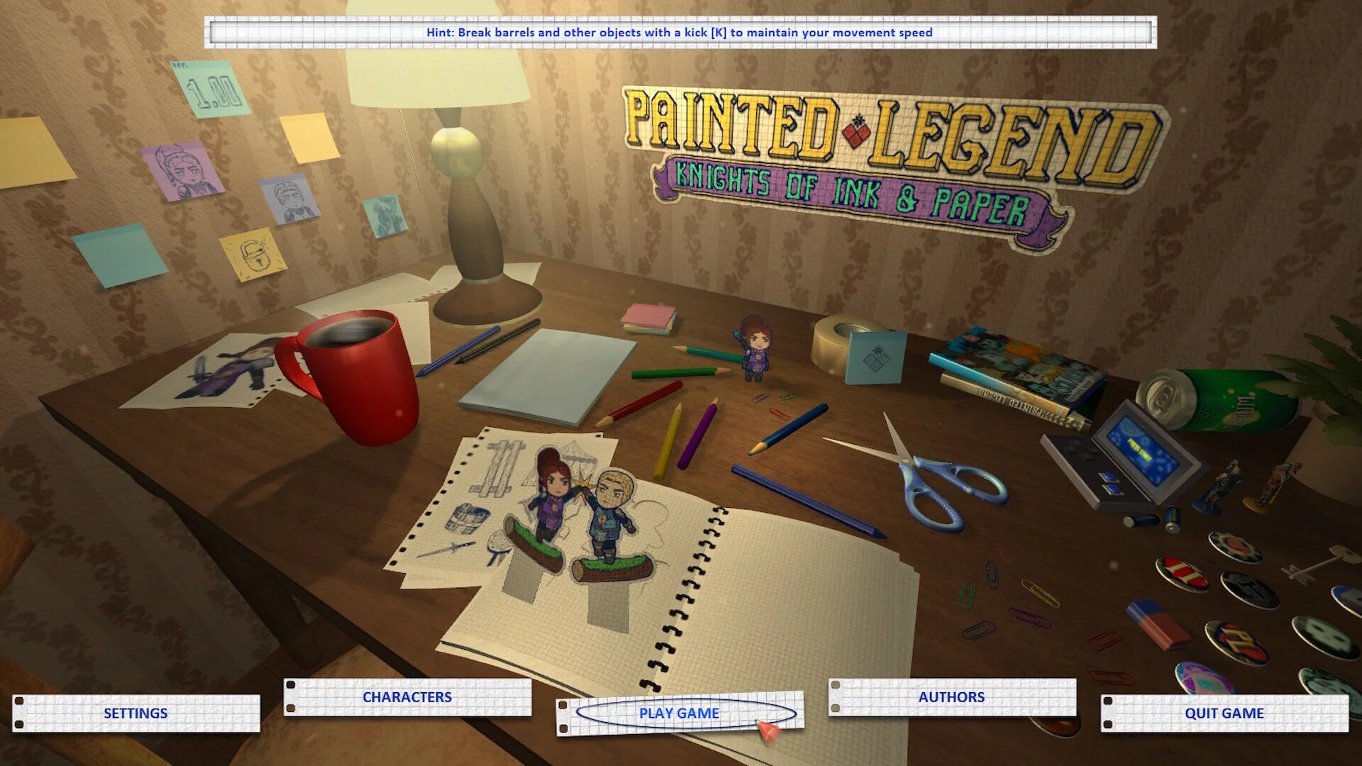 Изображение игры: Painted Legend: Knights of Ink & Paper