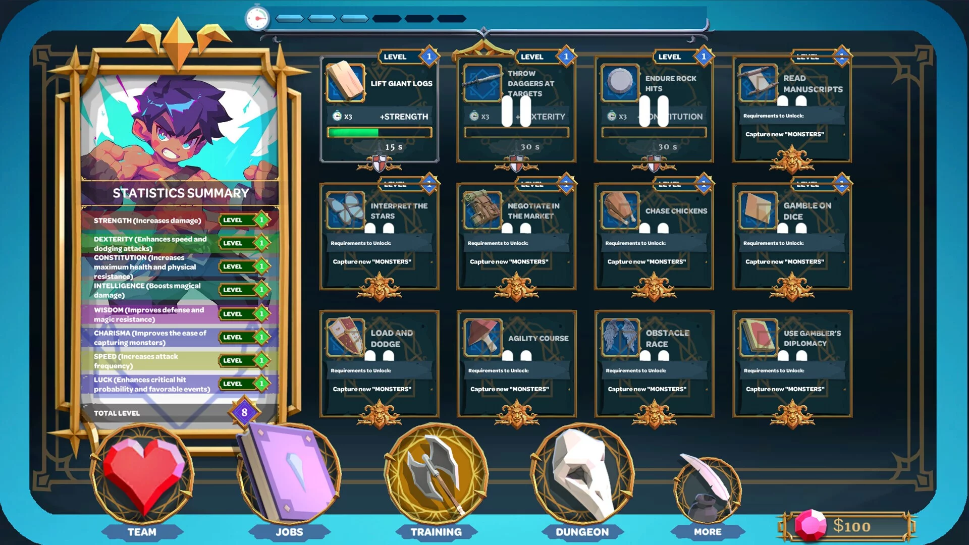 Изображение игры: DUNGEON OF LOVE: Catch Monsters