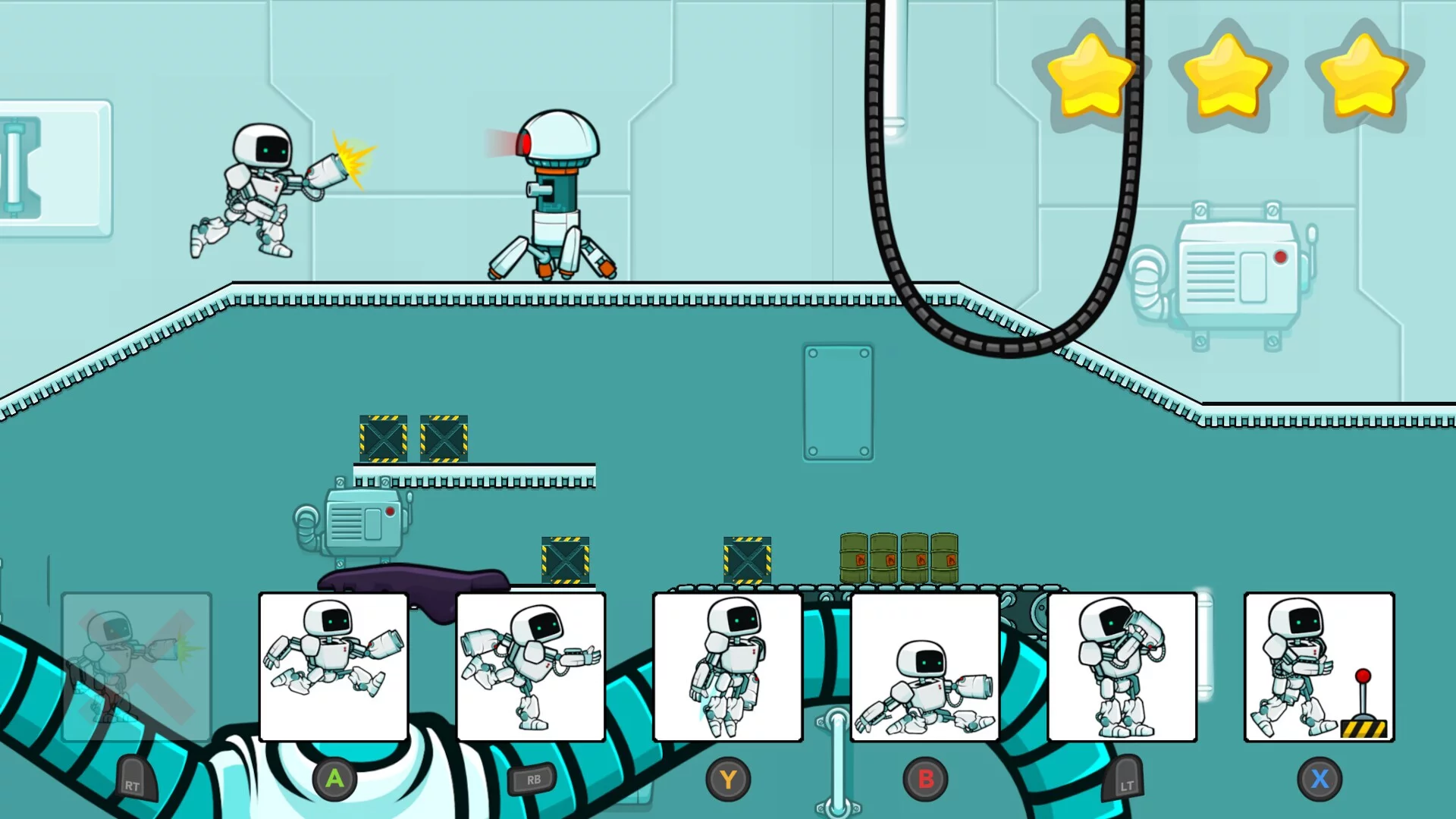 Изображение игры: Gigabot Run