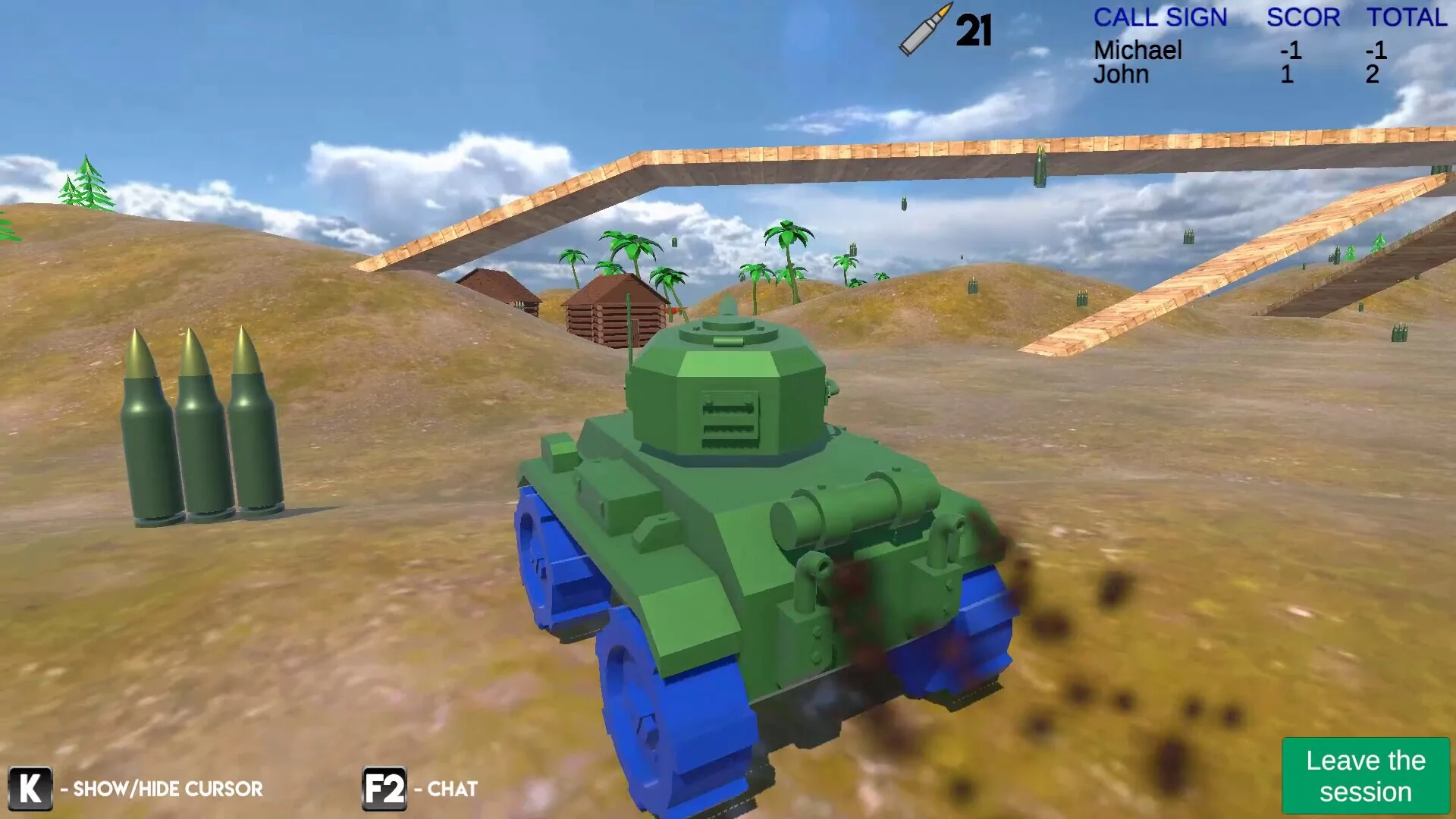 Изображение игры: Tanks online