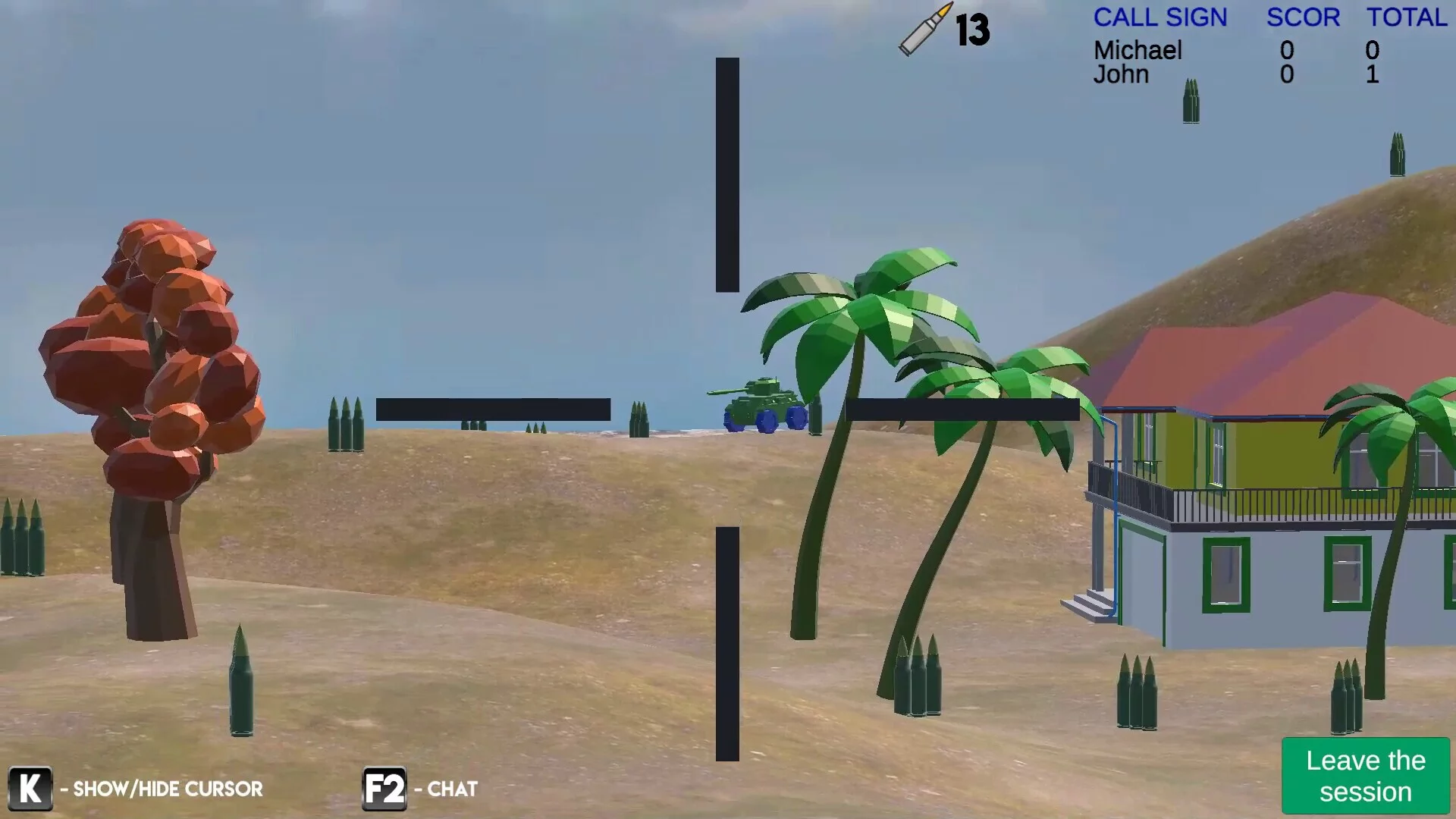 Изображение игры: Tanks online