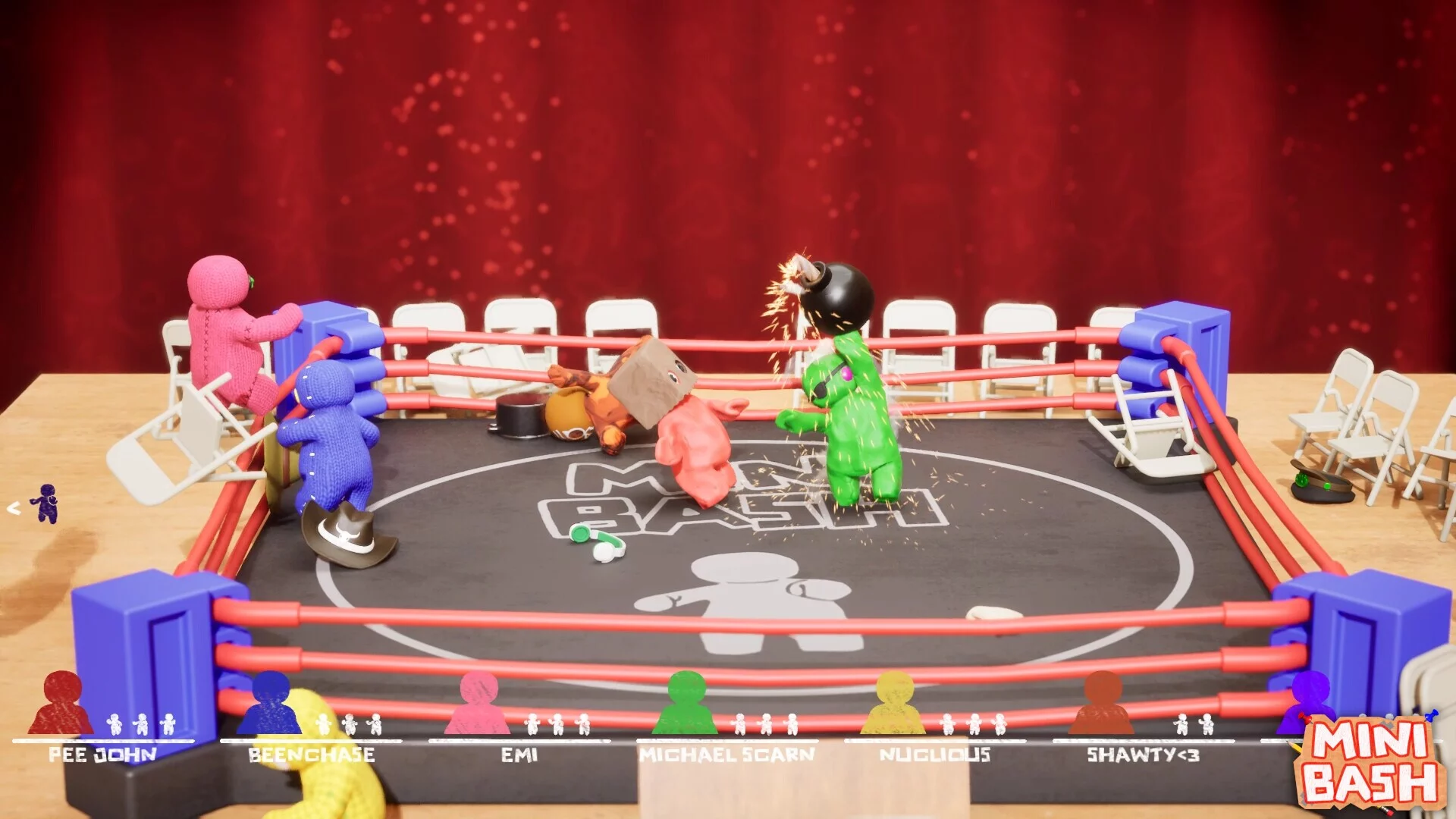 Изображение игры: Mini Bash