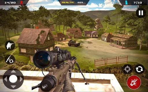 Изображение игры: Sniper Ghost Commando Warrior - Jungle Survival
