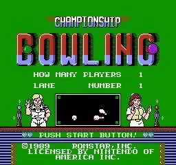 Изображение игры: Championship Bowling