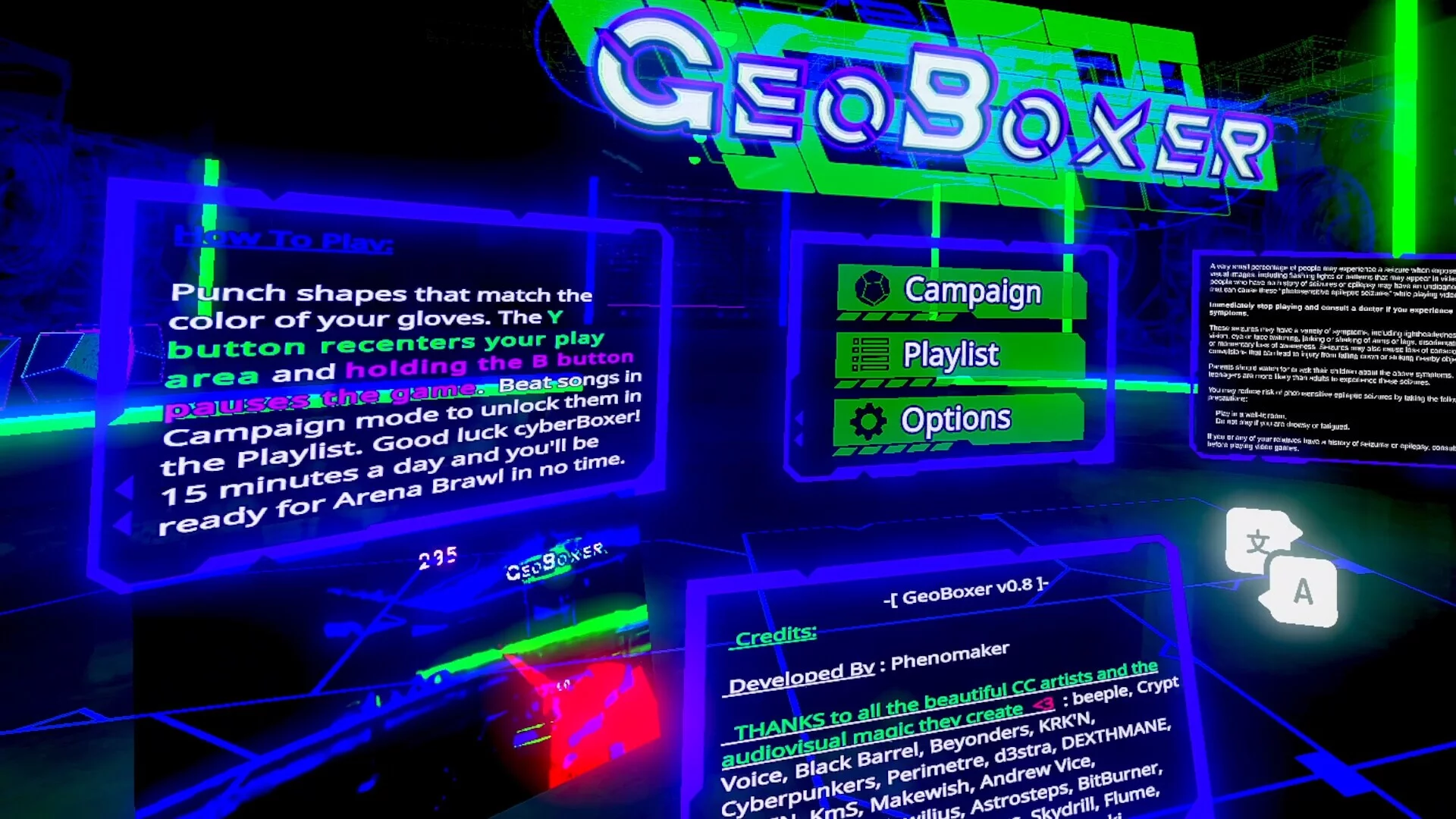 Изображение игры: GeoBoxer