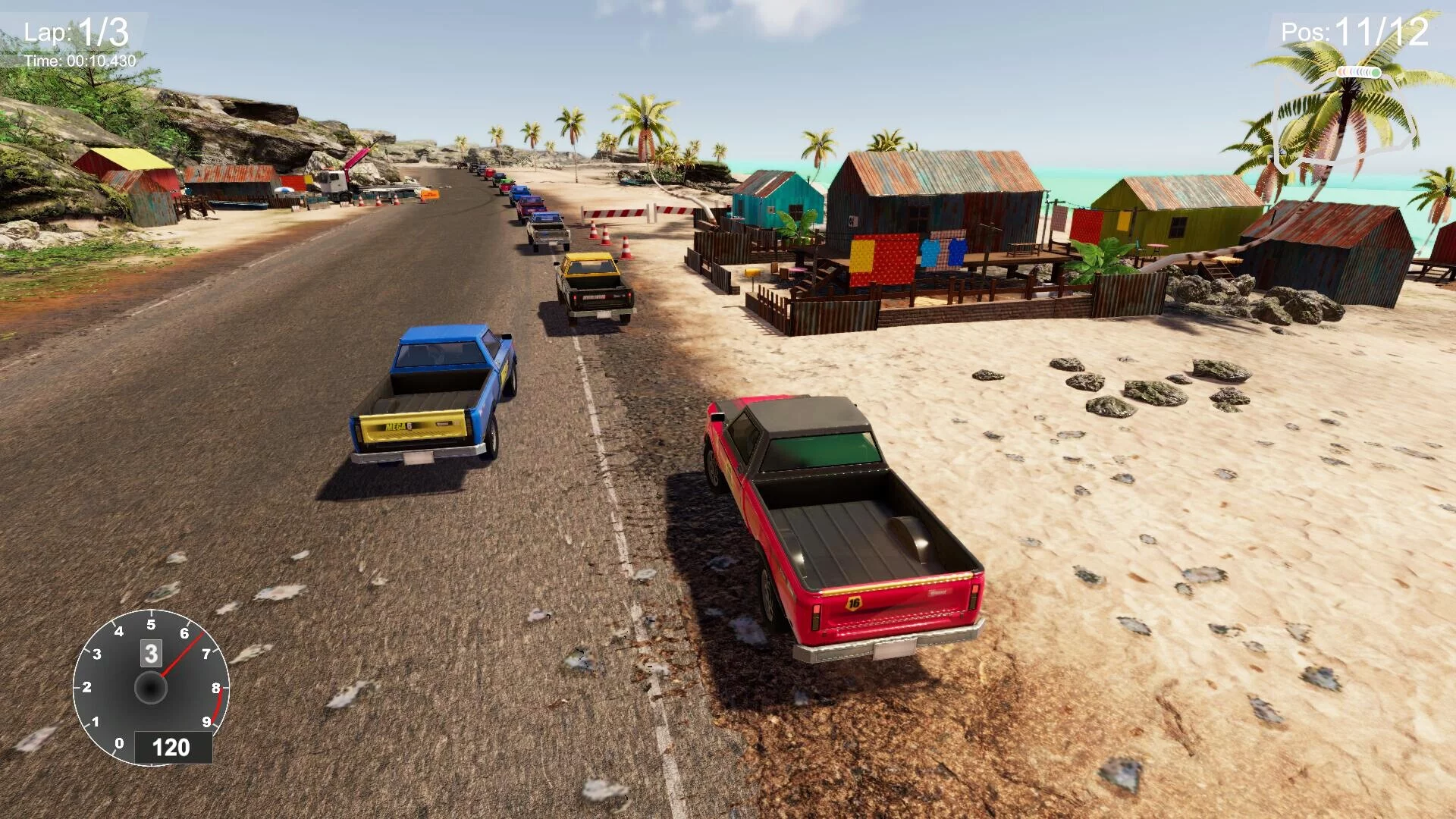 Изображение игры: Rival Roads Car Racing