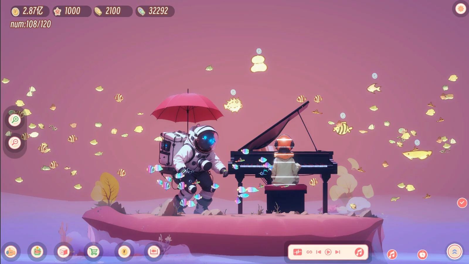 Изображение игры: Lofi aquarium