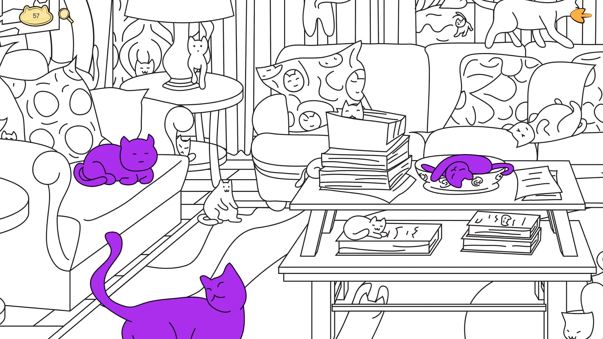 Изображение игры: House Filled With Cats