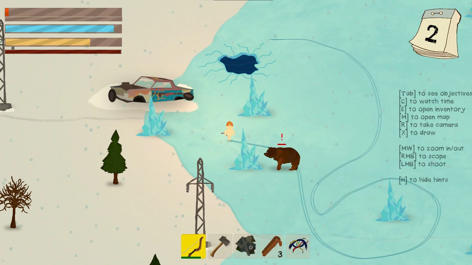 Изображение игры: Cold Warms Us.