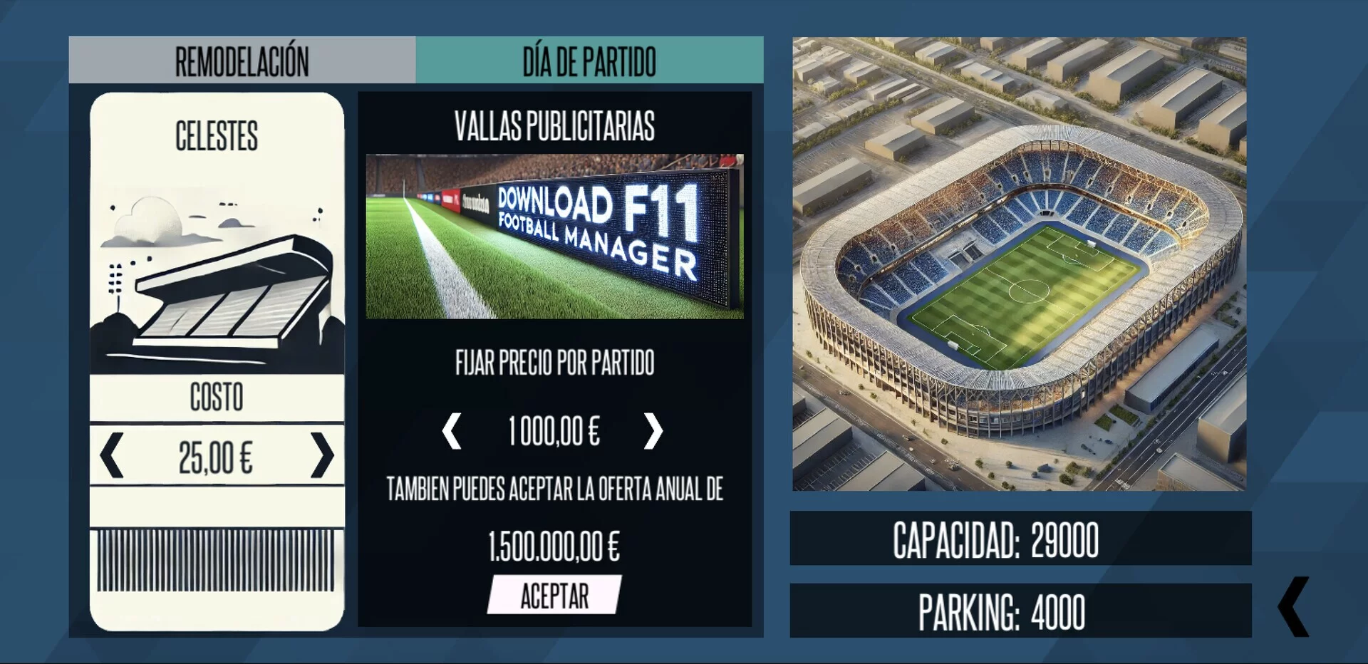 Изображение игры: F11 Football Manager