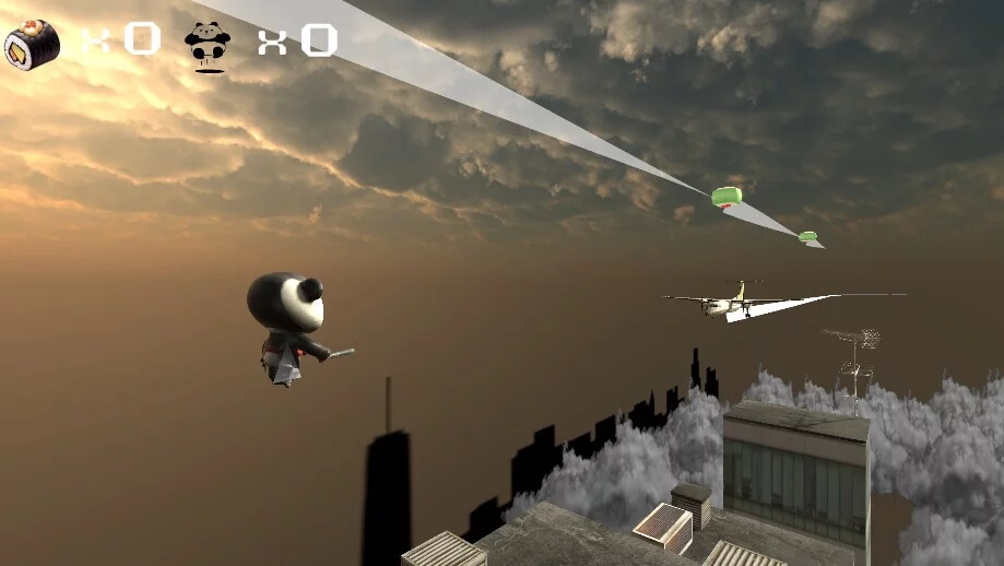 Изображение игры: Roofz Panda