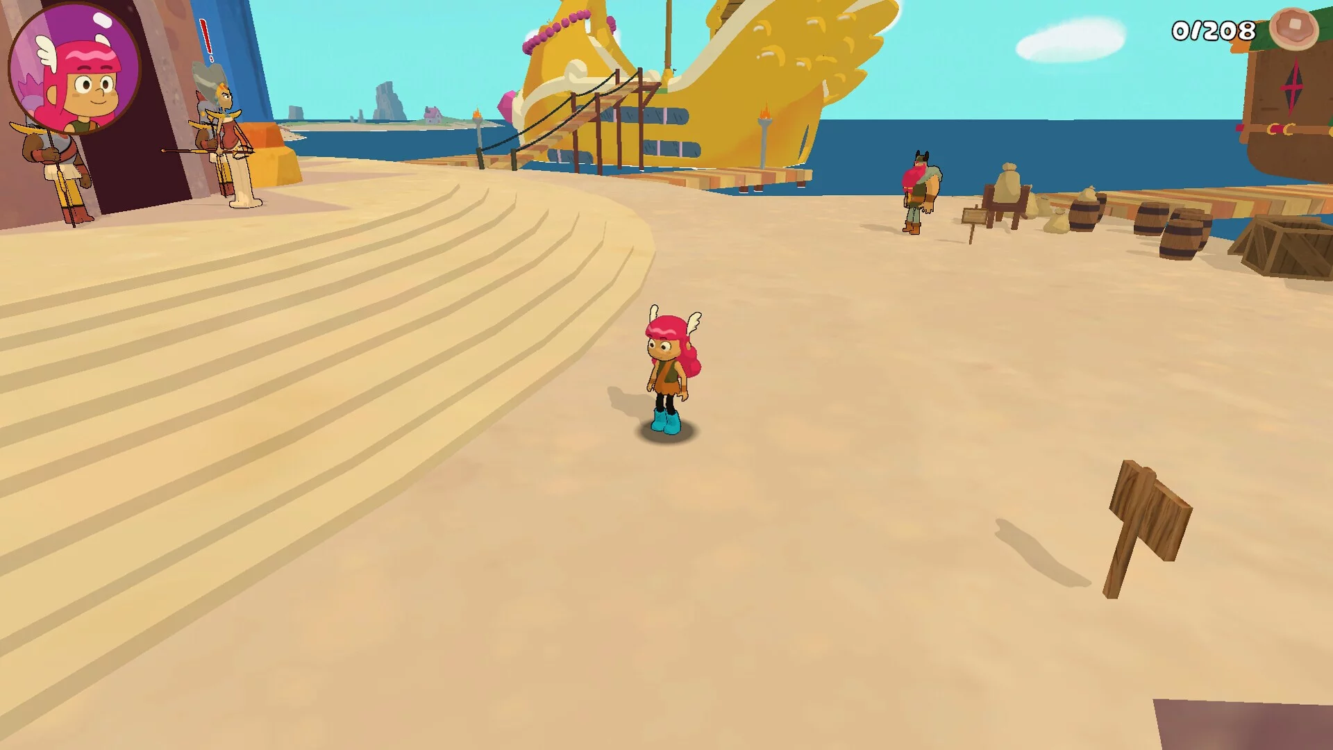 Изображение игры: Lana Longbeard And The Golden Stacks - Prologue