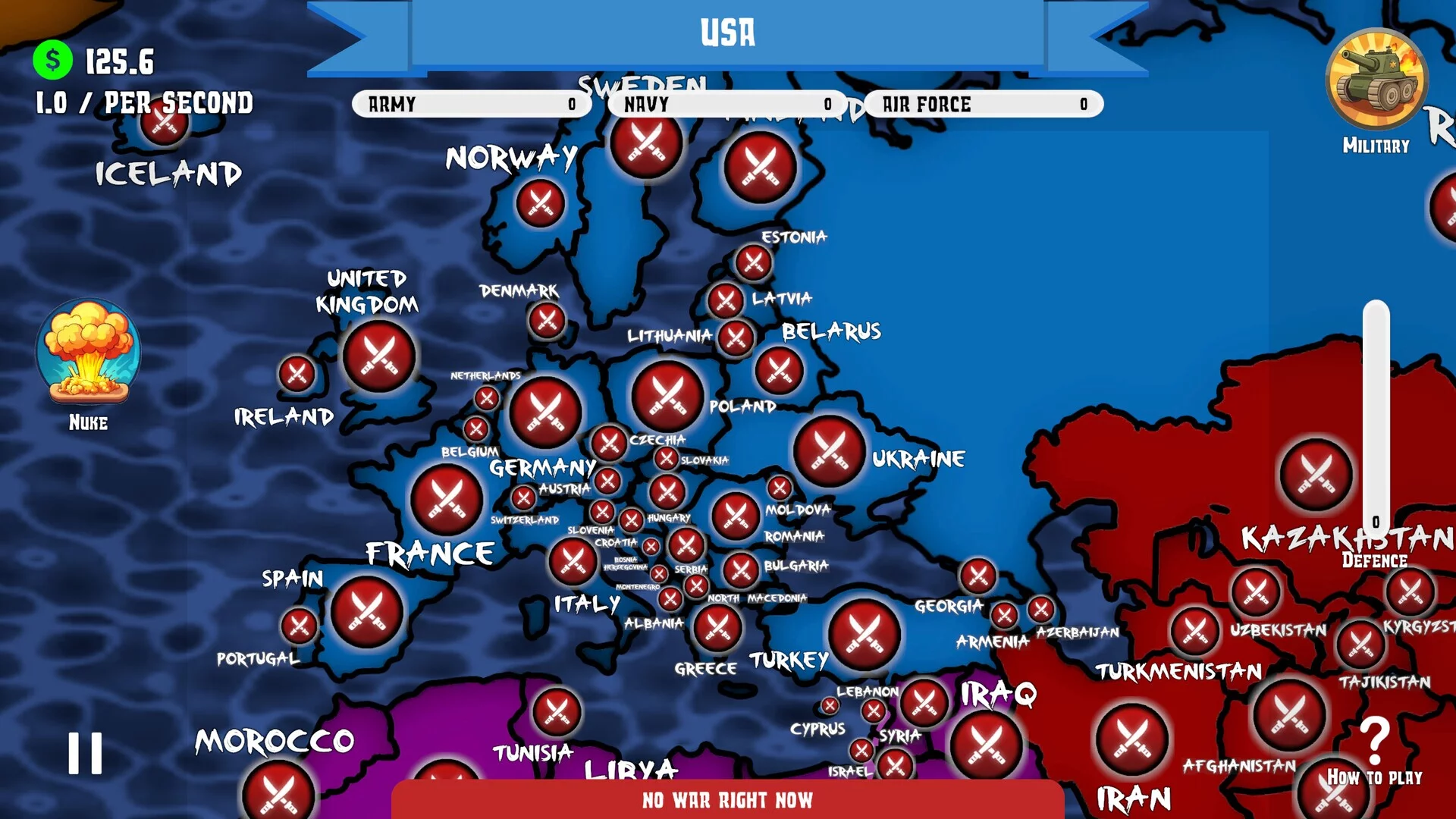 Изображение игры: Dictators War: Strategy Battle