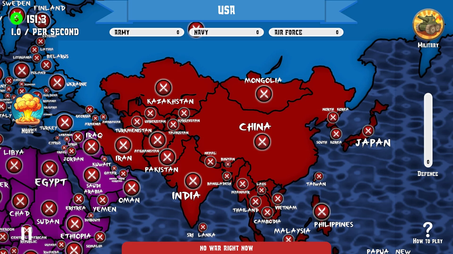 Изображение игры: Dictators War: Strategy Battle