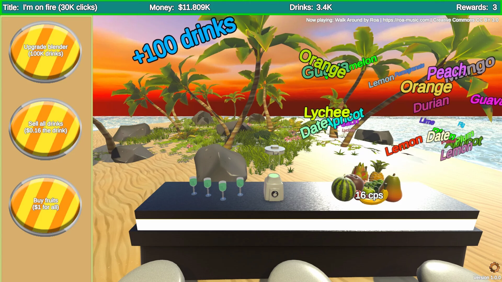 Изображение игры: Tropical Clicker