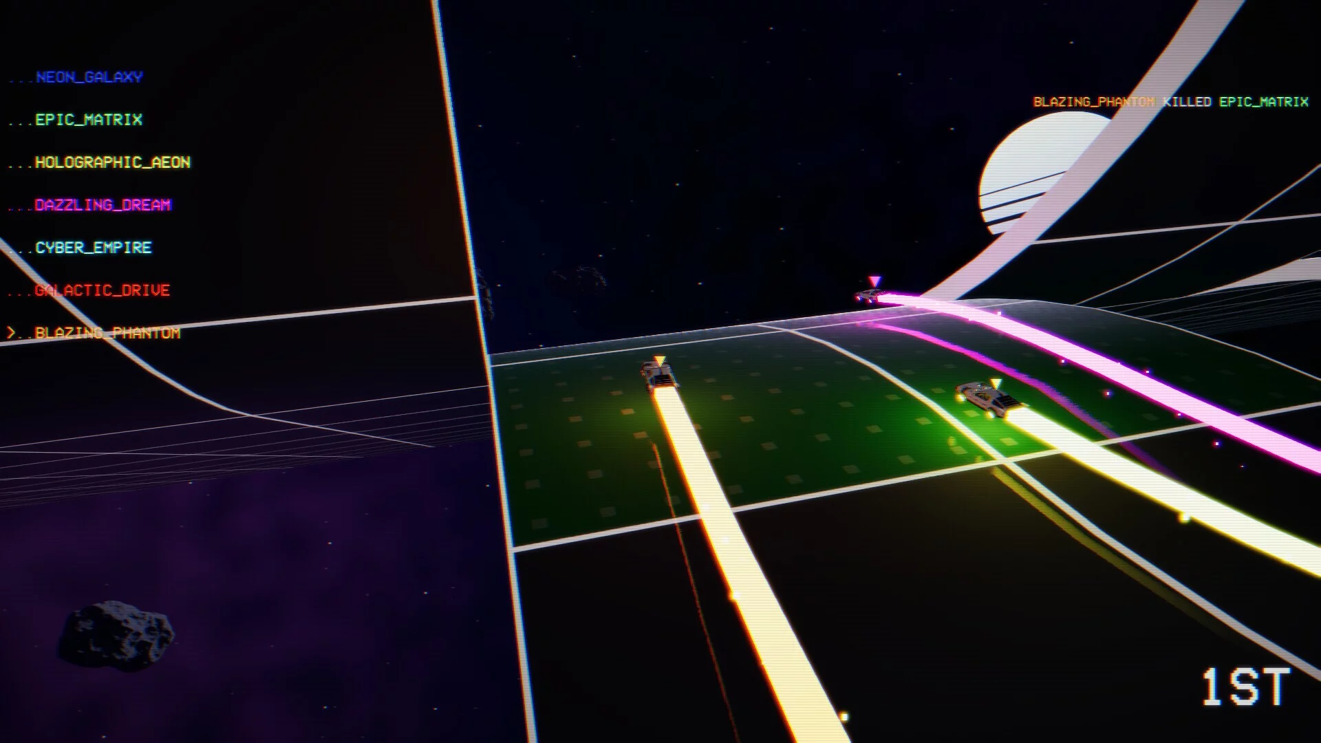 Изображение игры: Outrunner: Neon Nights