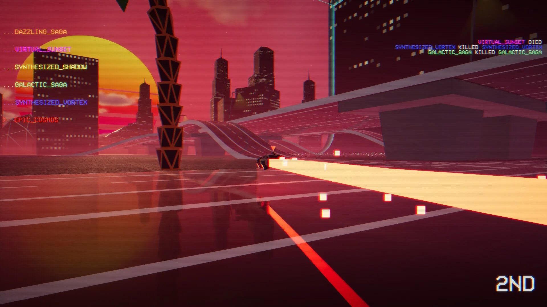 Изображение игры: Outrunner: Neon Nights