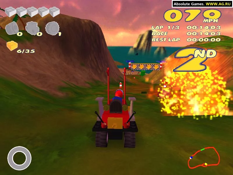 Изображение игры: LEGO Racers 2