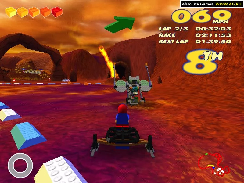 Изображение игры: LEGO Racers 2