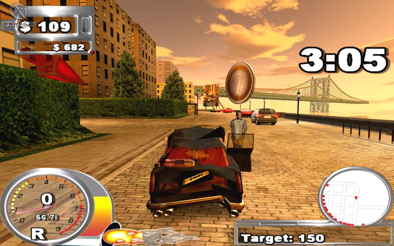 Изображение игры: Super Taxi Driver 2006