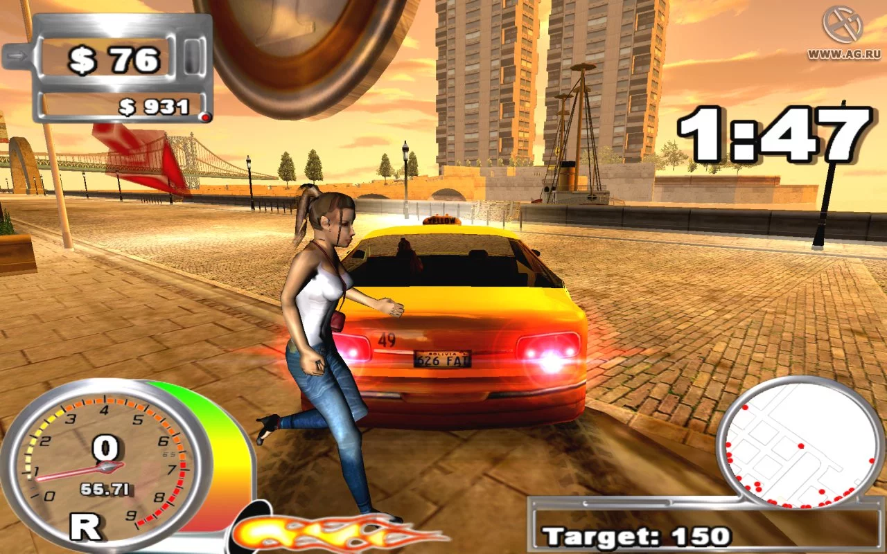Изображение игры: Super Taxi Driver 2006