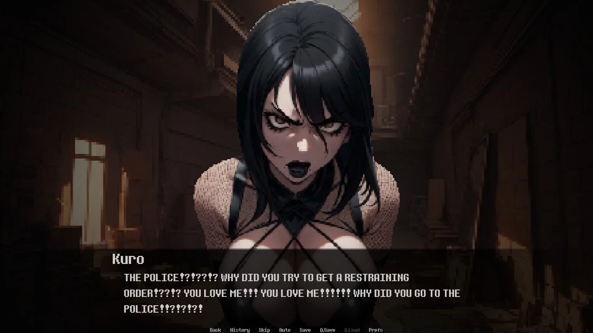 Изображение игры: Dominated By: Yandere Goth Girlfriend