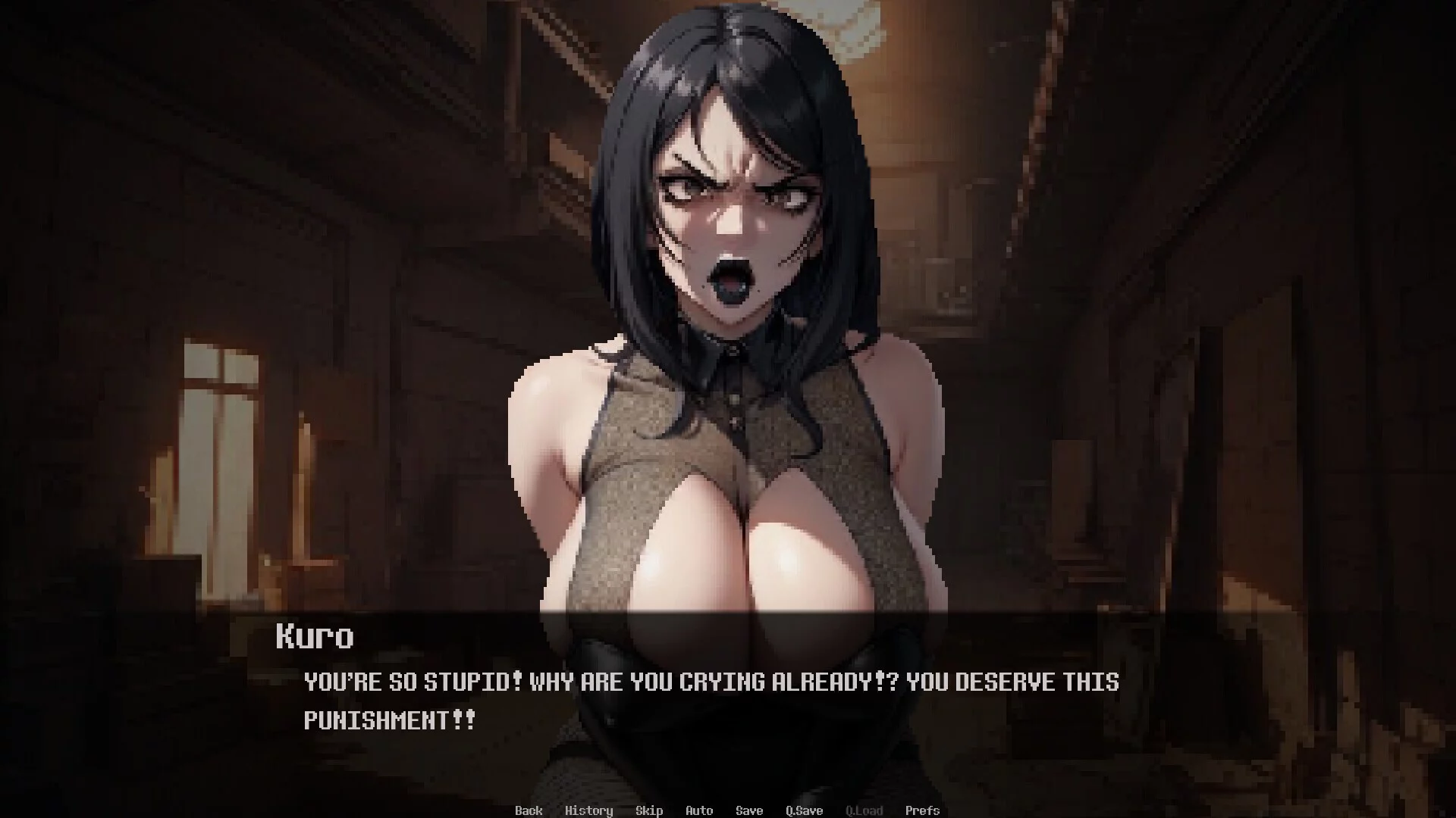Изображение игры: Dominated By: Yandere Goth Girlfriend